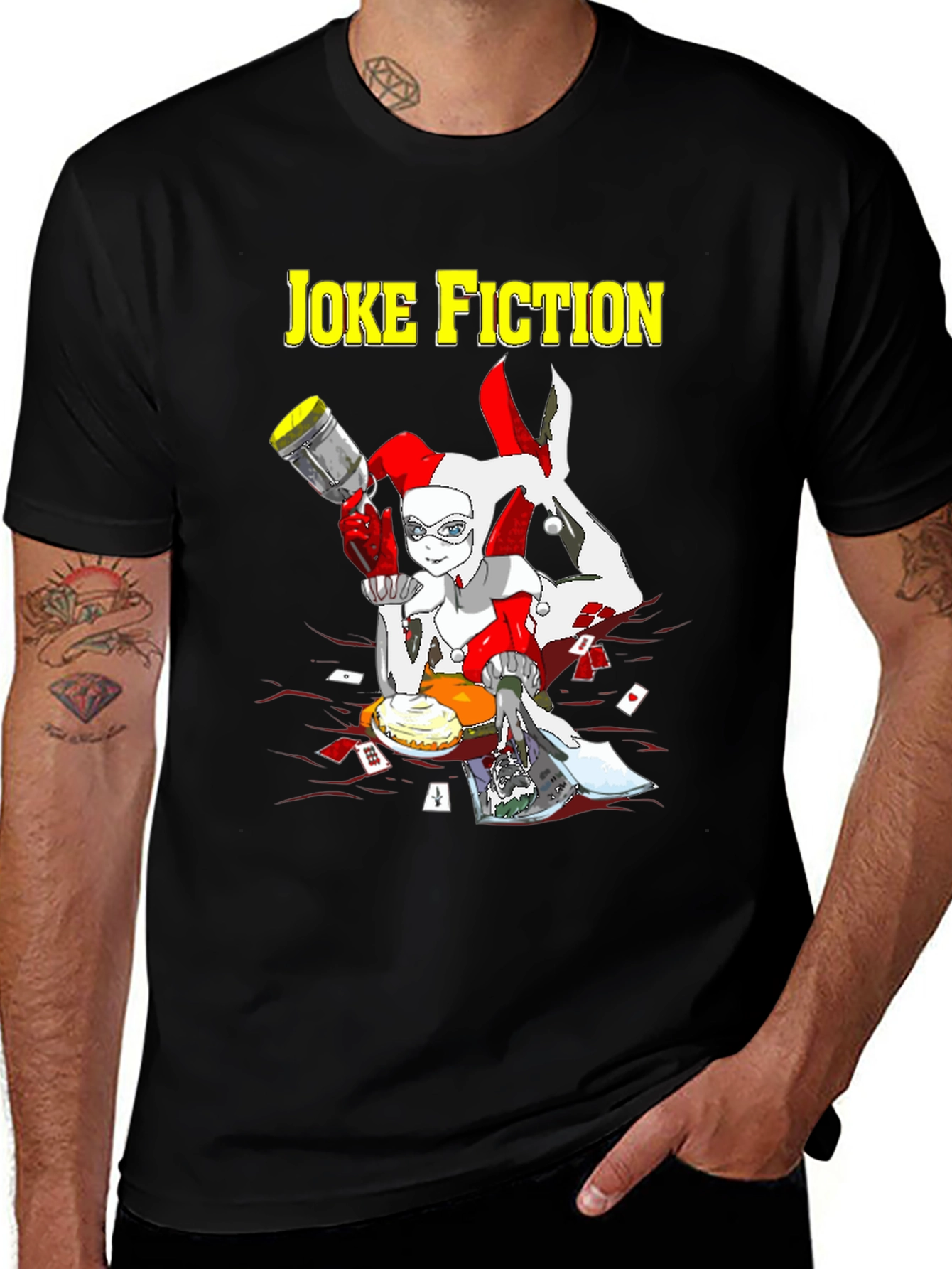 Variant 25 of Joke Fiction Harley Quinn Graphic T-Shirt