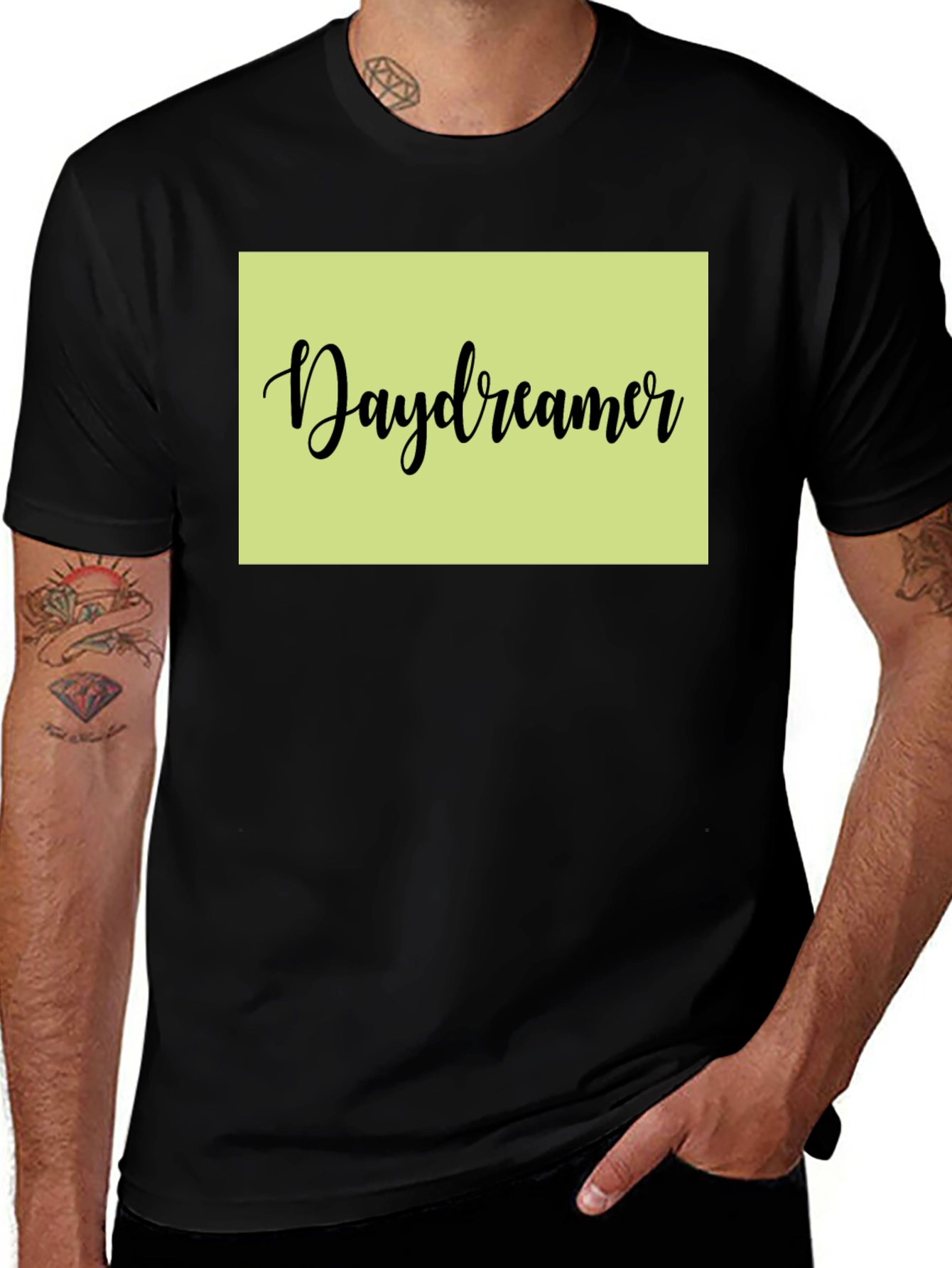 Variant 20 of Daydreamer Black Graphic Tee - Unisex