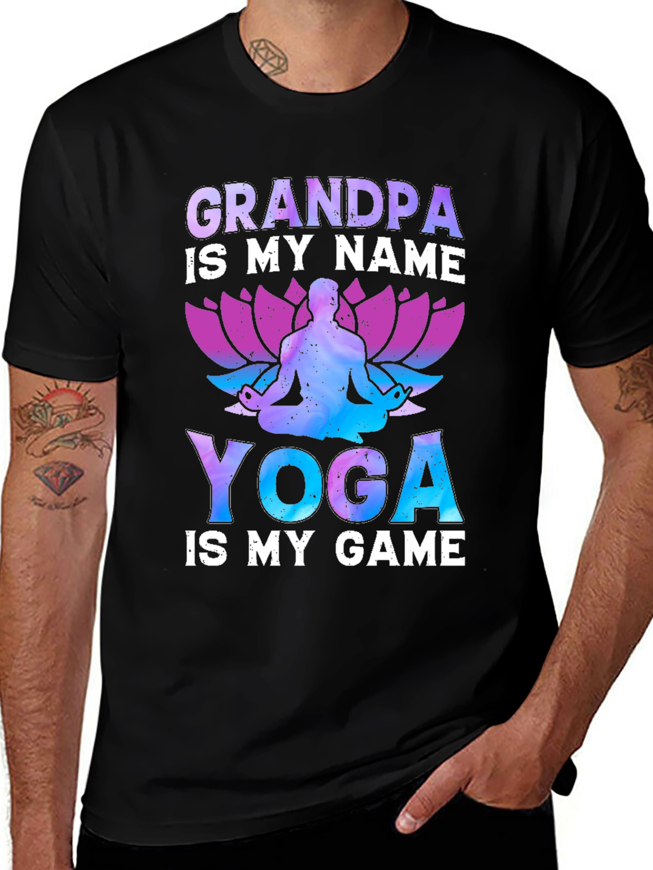 Variant 19 of Grandpa Yoga T-Shirt