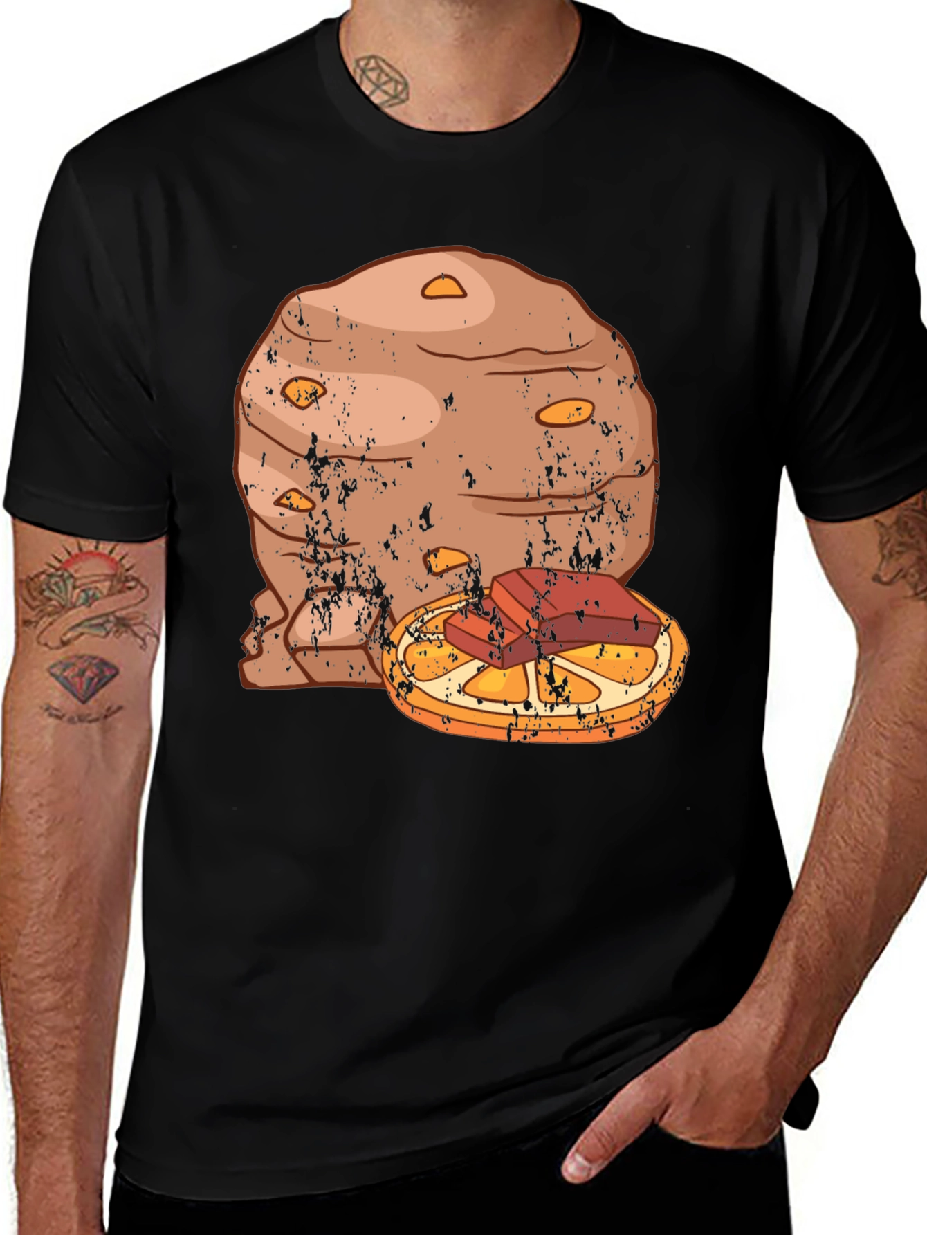 Variant 28 of Chocolate Orange Dessert T-Shirt