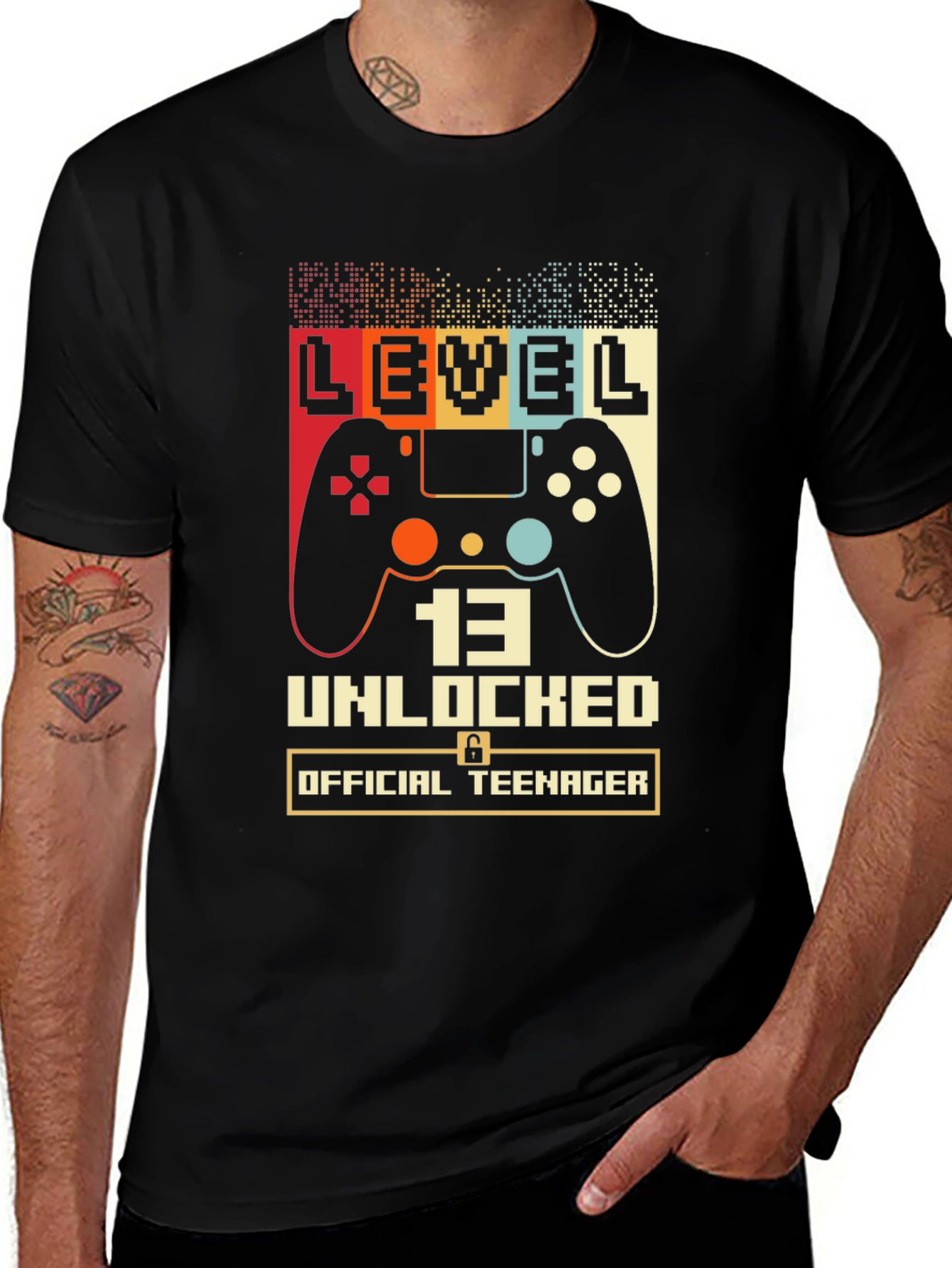 Variant 4 of Level 13 Unlocked Gamer T-Shirt - Official Teenager