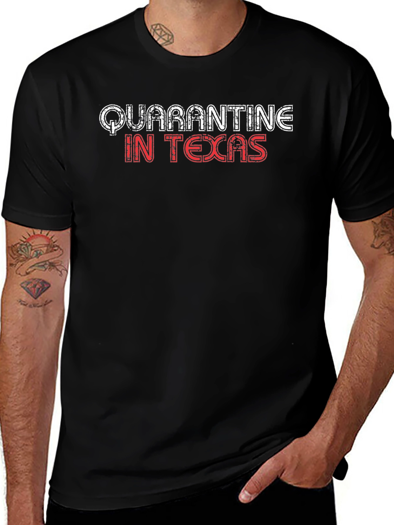 Variant 29 of Quarantine in Texas Graphic Tee