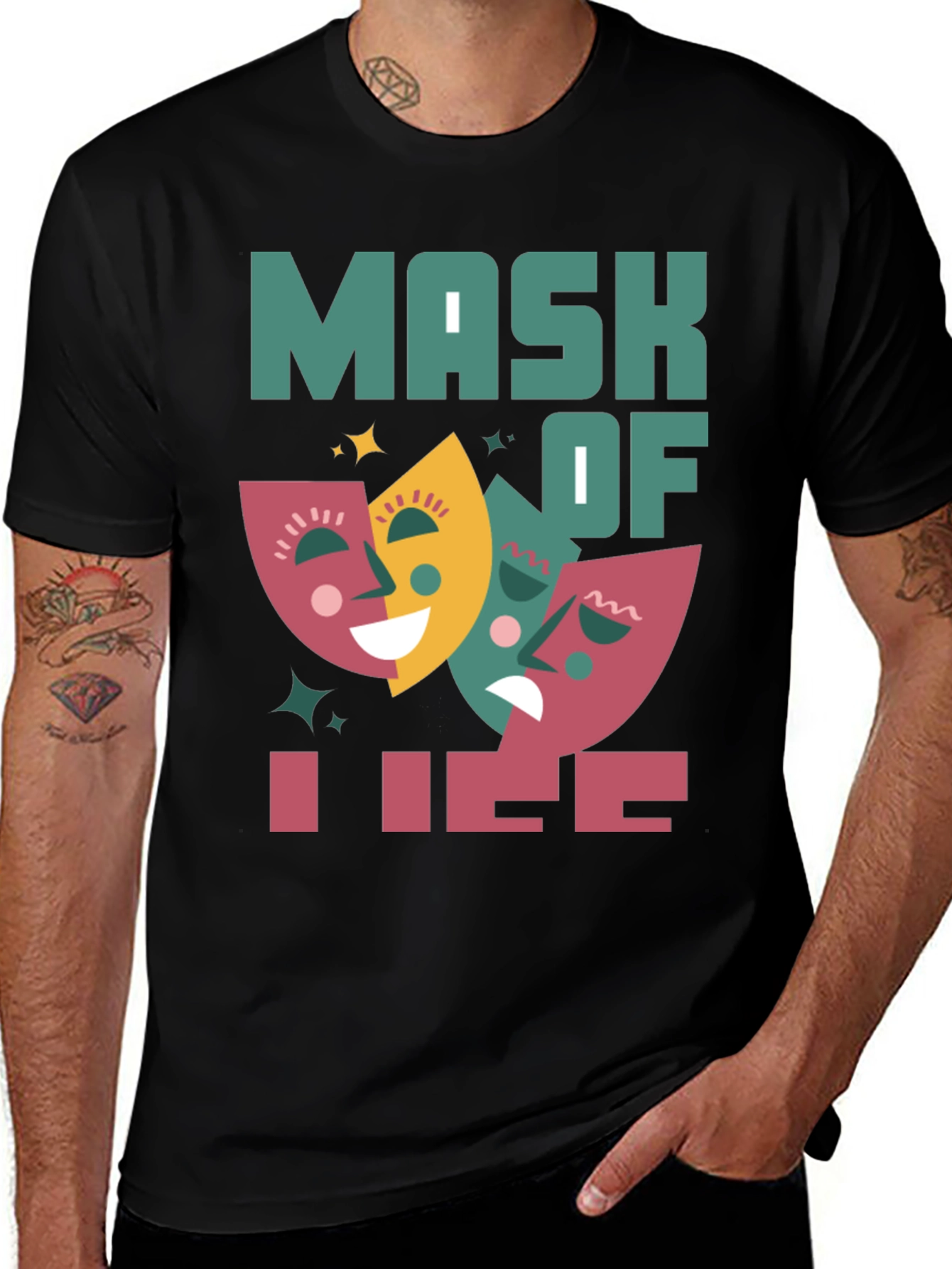 Mask of Life T-Shirt - Graphic Tee