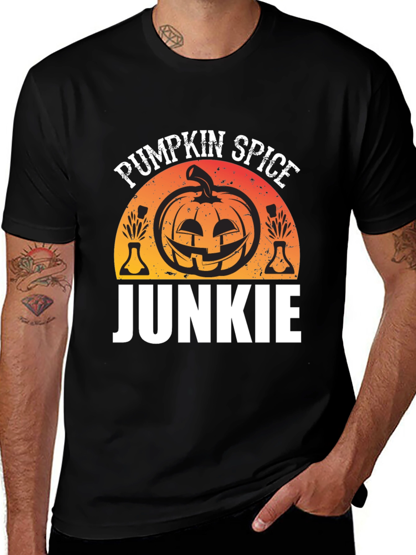 Variant 17 of Pumpkin Spice Junkie T-Shirt, Halloween Shirt