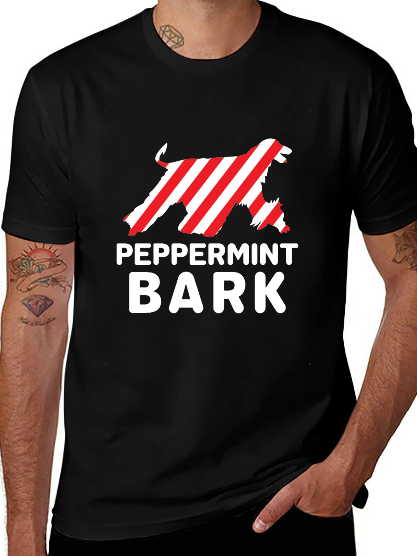 Peppermint Bark Dog Breed T-Shirt