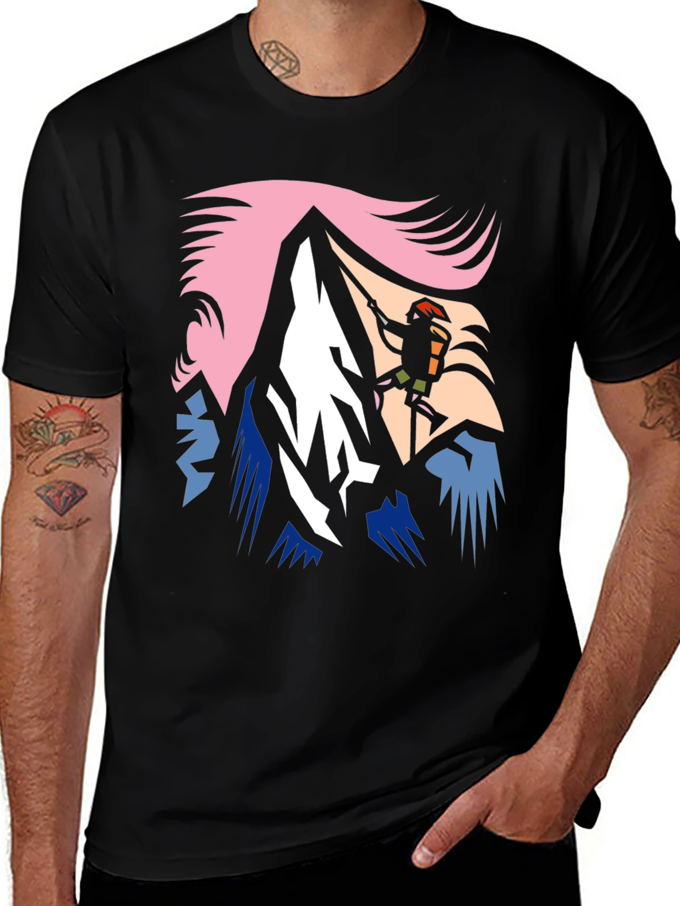 Variant 5 of Mountain Climbing Graphic Tee - Adventurer's Choice