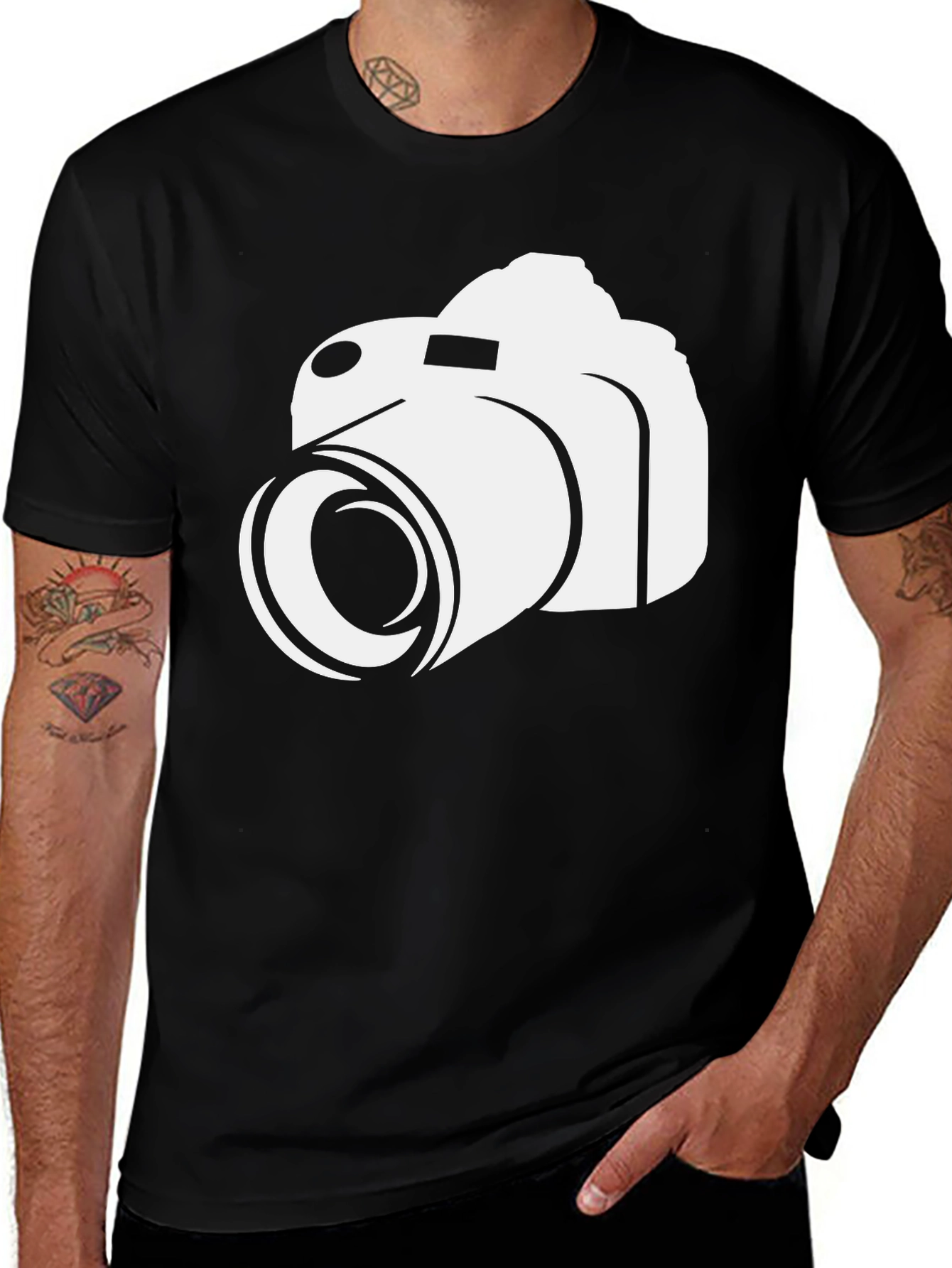 Variant 4 of Camera Graphic Tee - Photographer Gift