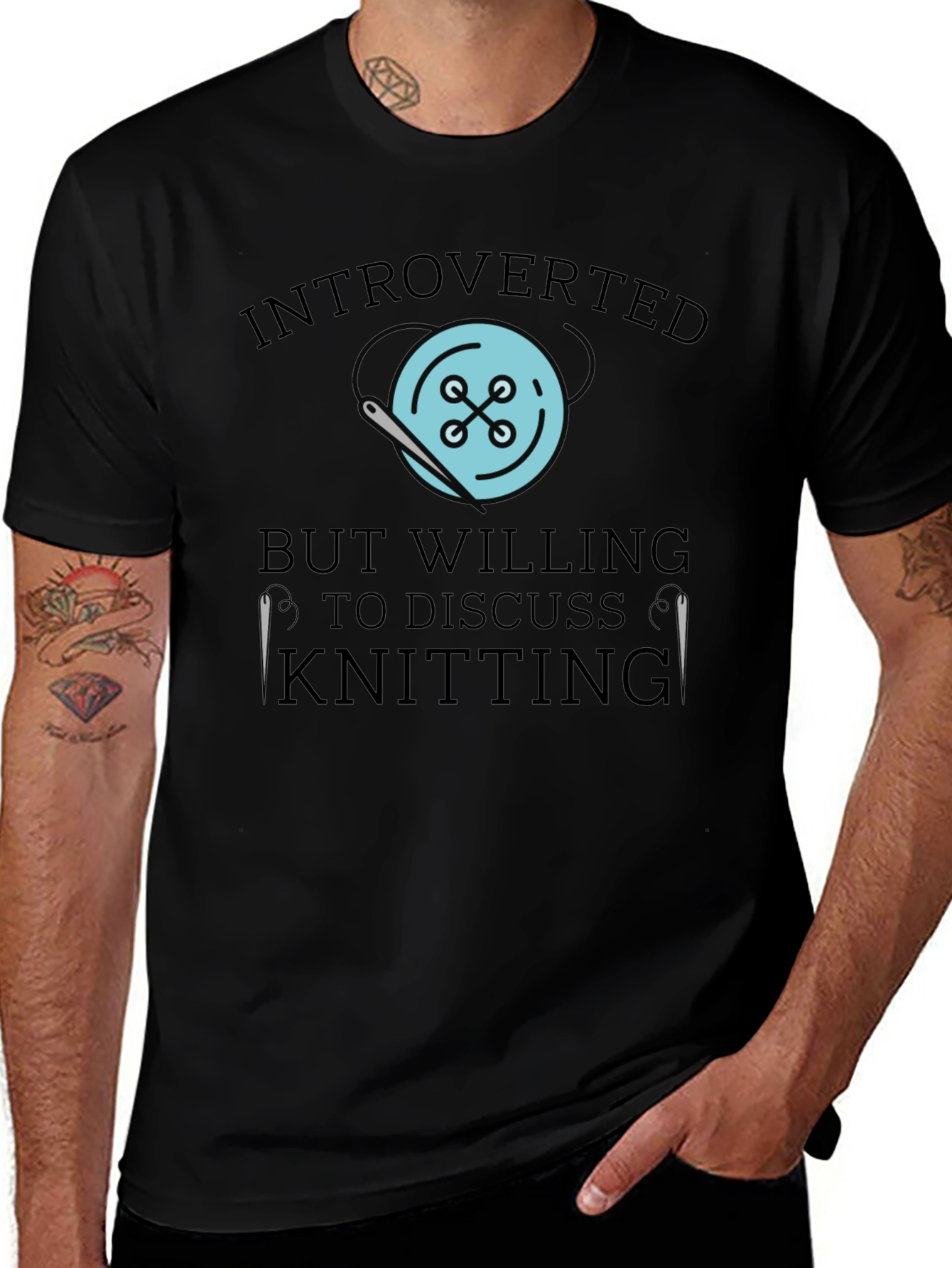 Variant 26 of Introverted Knitting T-Shirt