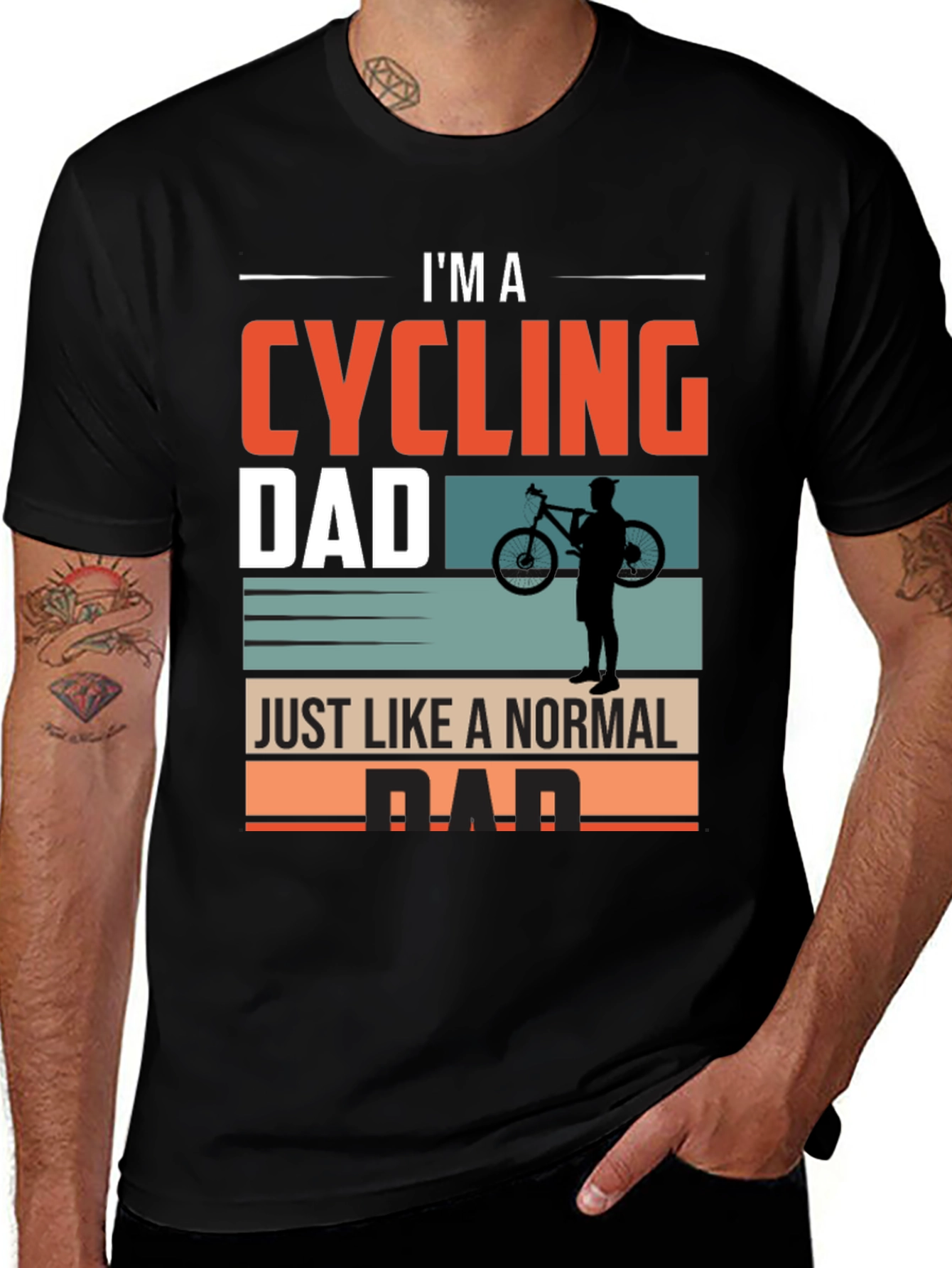 Variant 3 of Cycling Dad T-Shirt - Funny Father's Day Gift