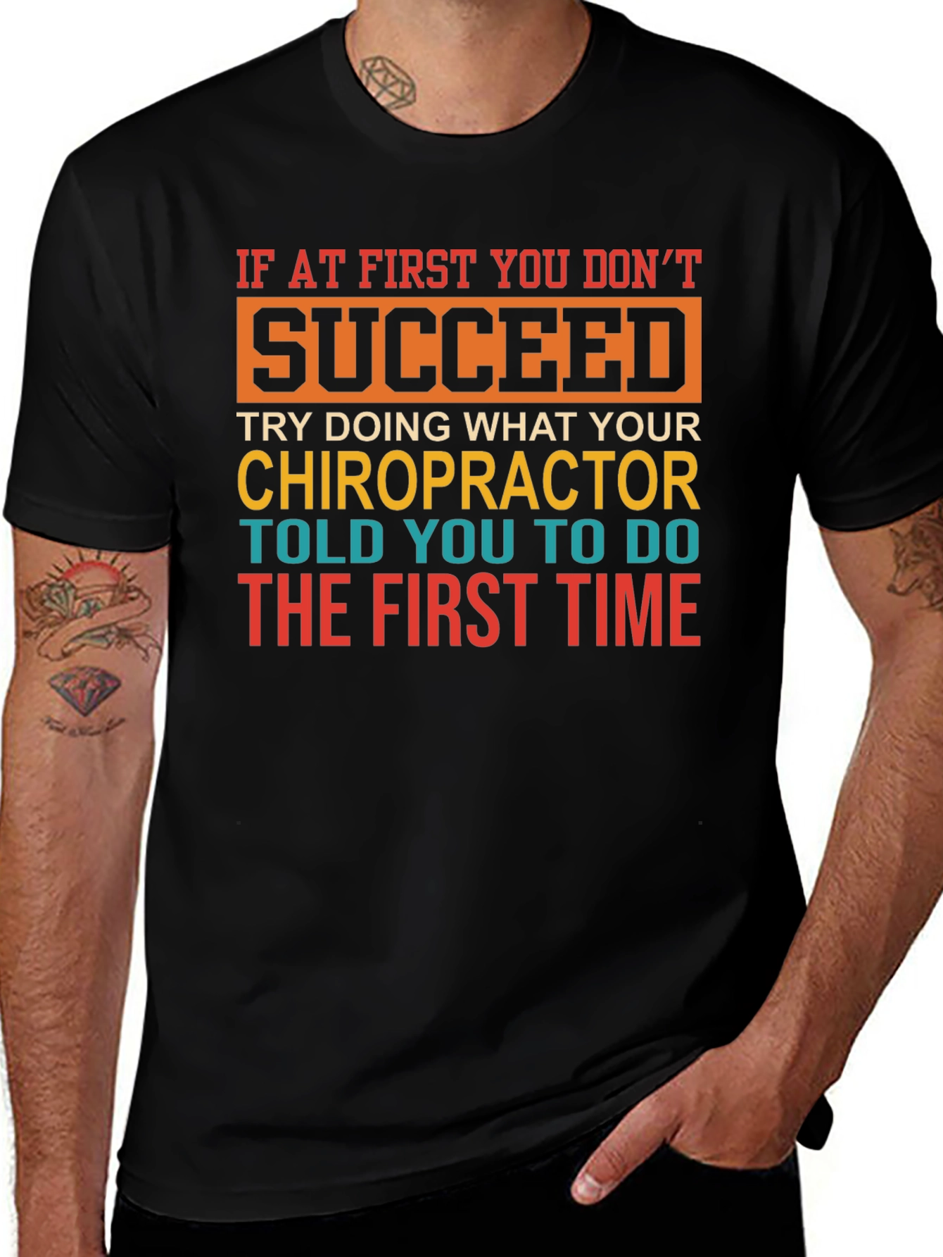 Variant 21 of Chiropractor Humor T-Shirt - Funny Sarcastic Tee