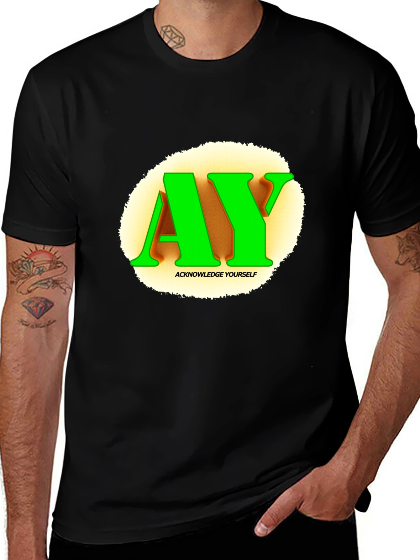 Variant 25 of Acknowledge Yourself AY Graphic T-Shirt