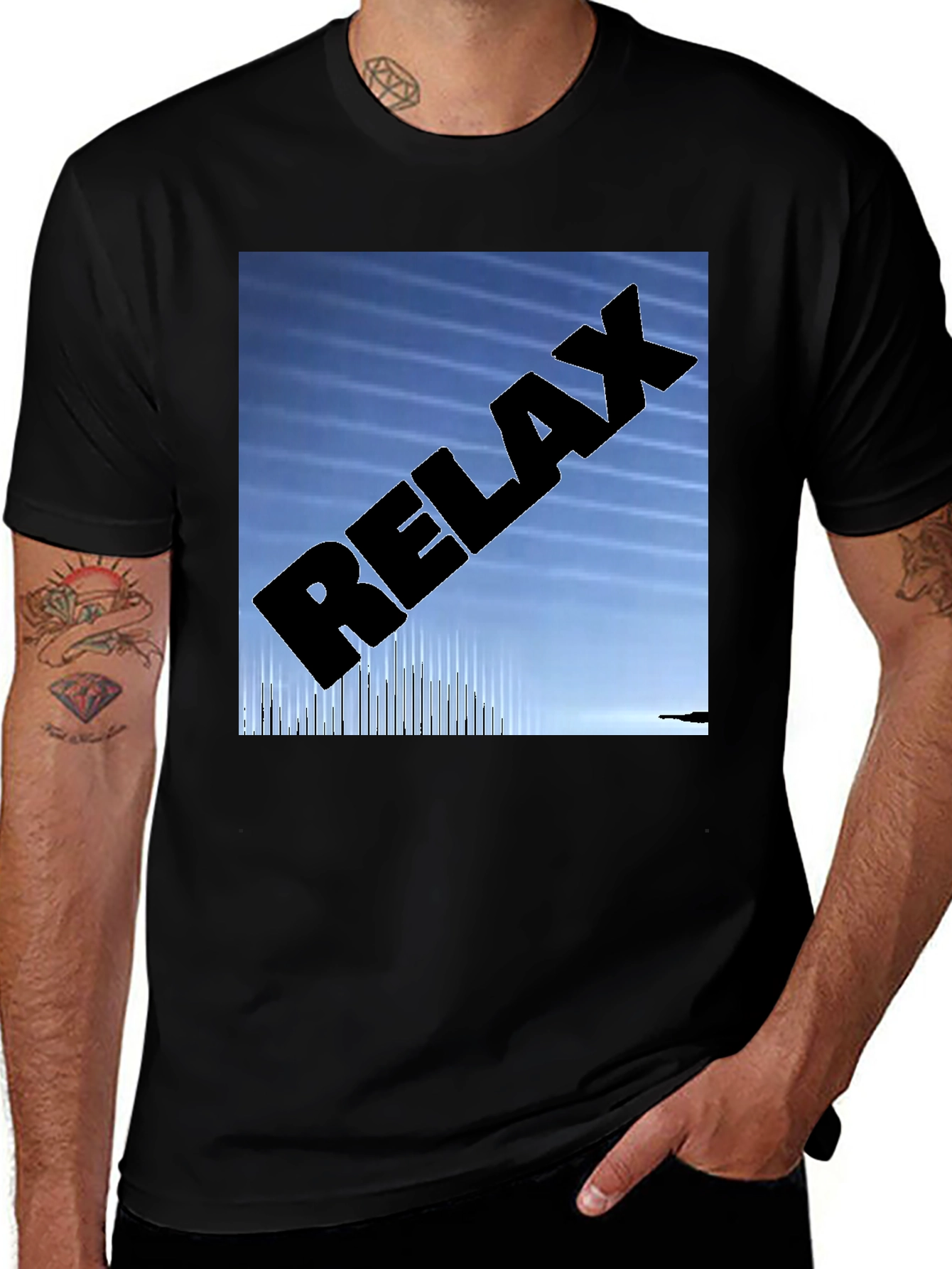 Variant 8 of Relax T-Shirt - Stylish Black Tee