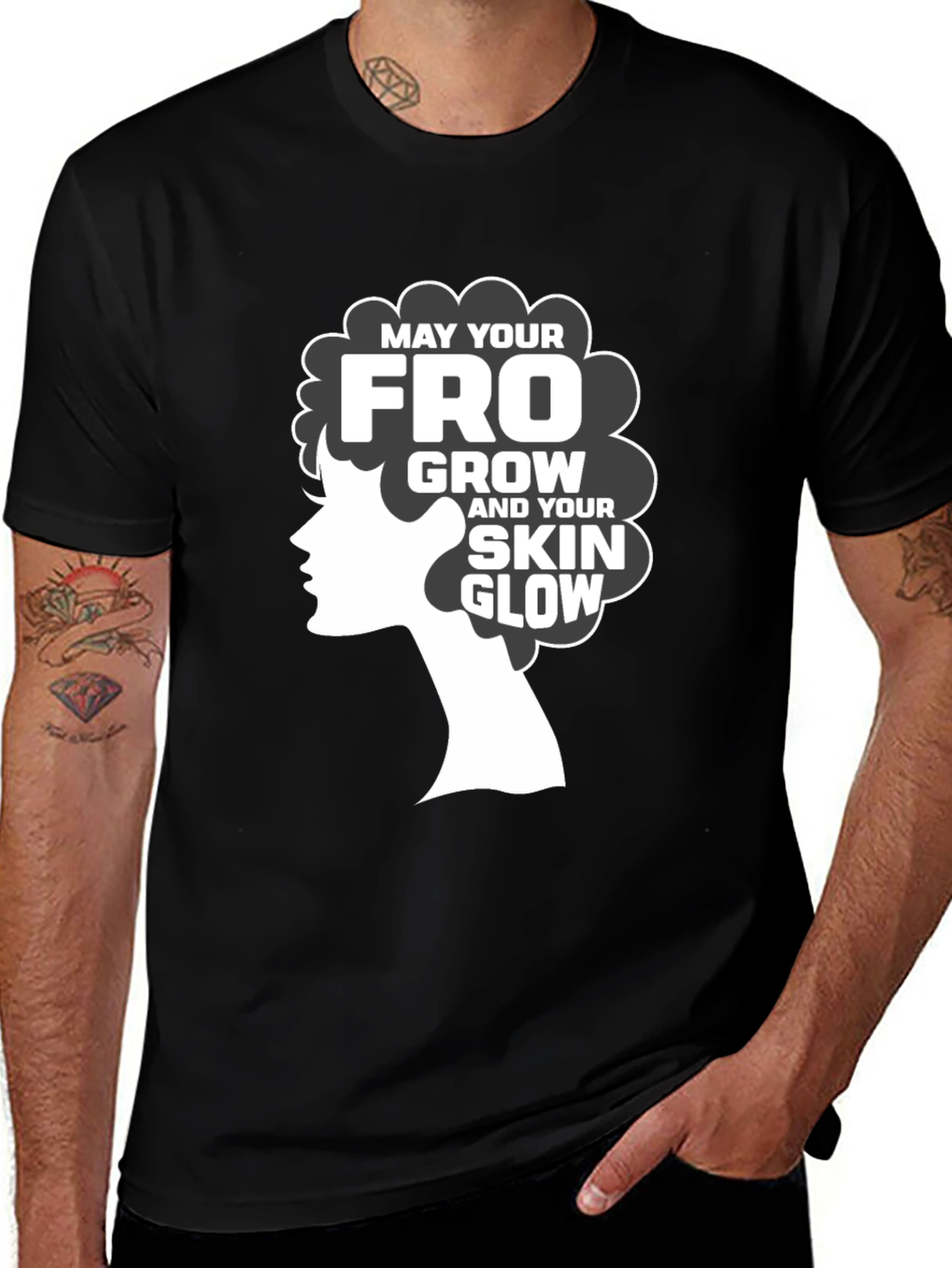 Variant 27 of Fro Grow Skin Glow Graphic Tee