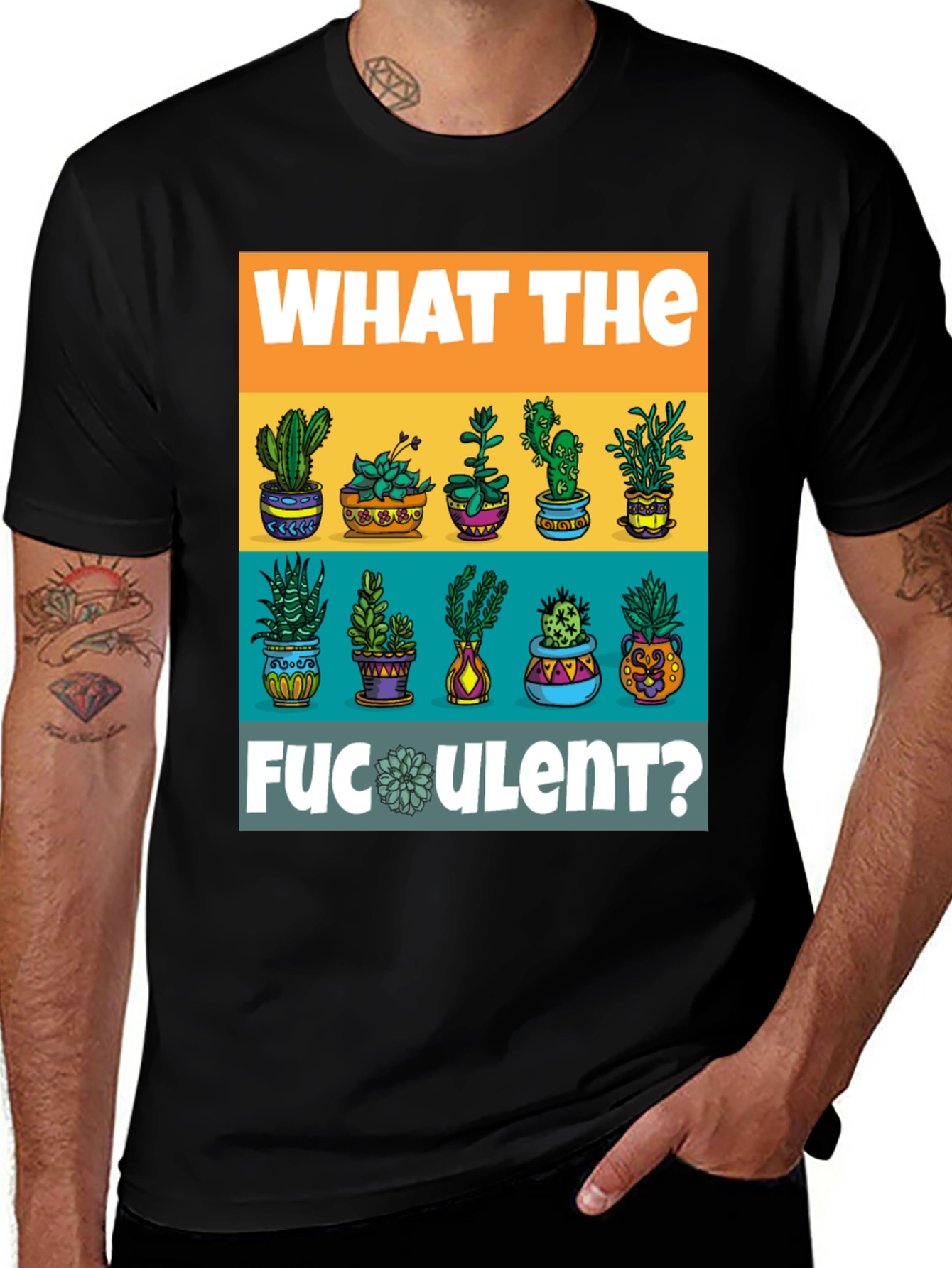 What The Fuc-ulent? Novelty Graphic T-Shirt