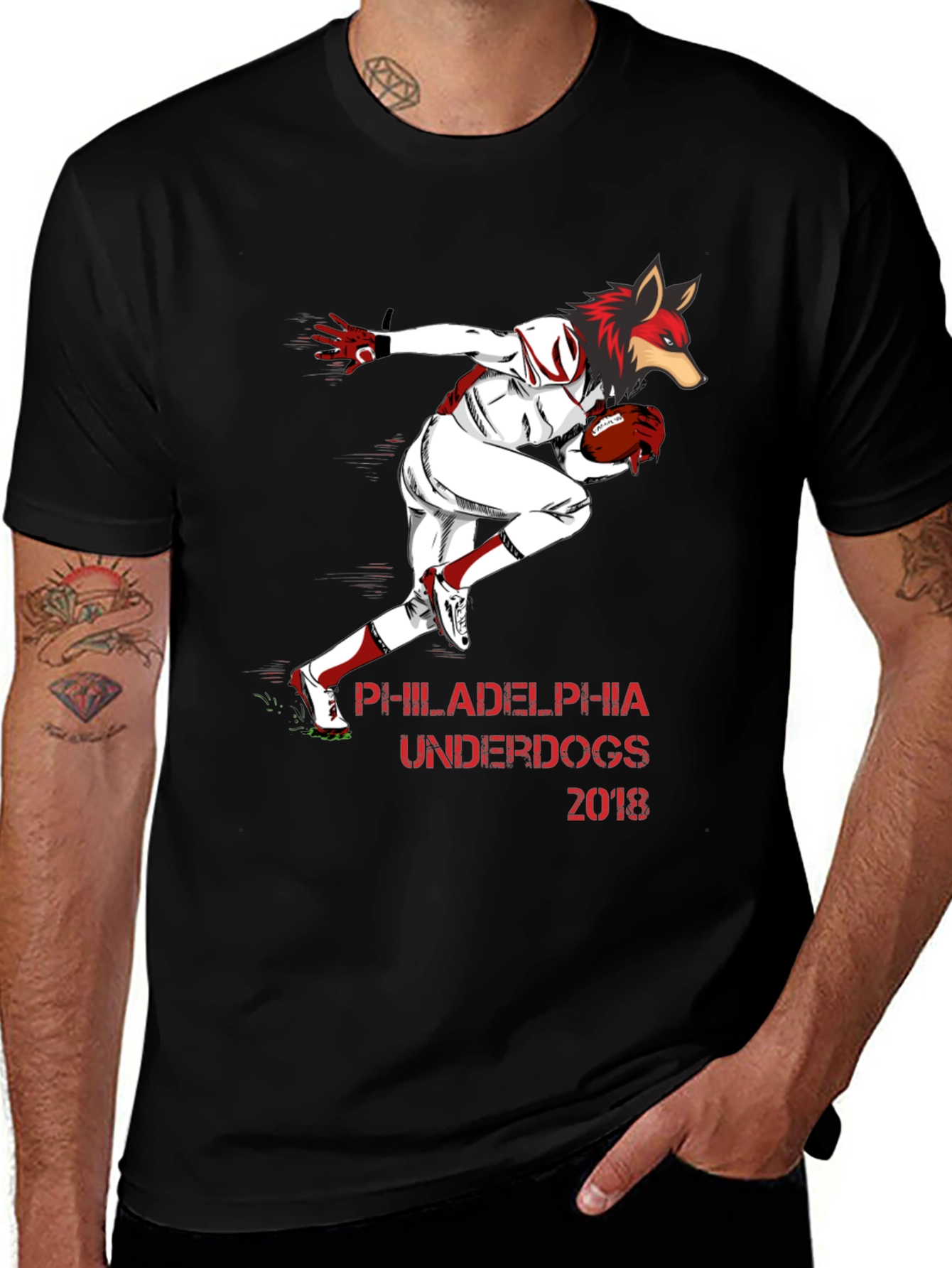 Philadelphia Underdogs Football Graphic Tee