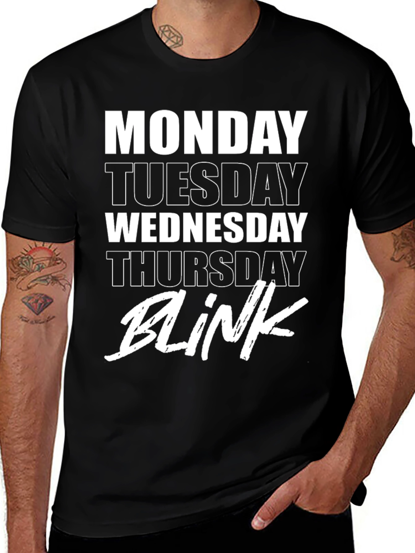 Variant 20 of Humorous "Blink" T-Shirt