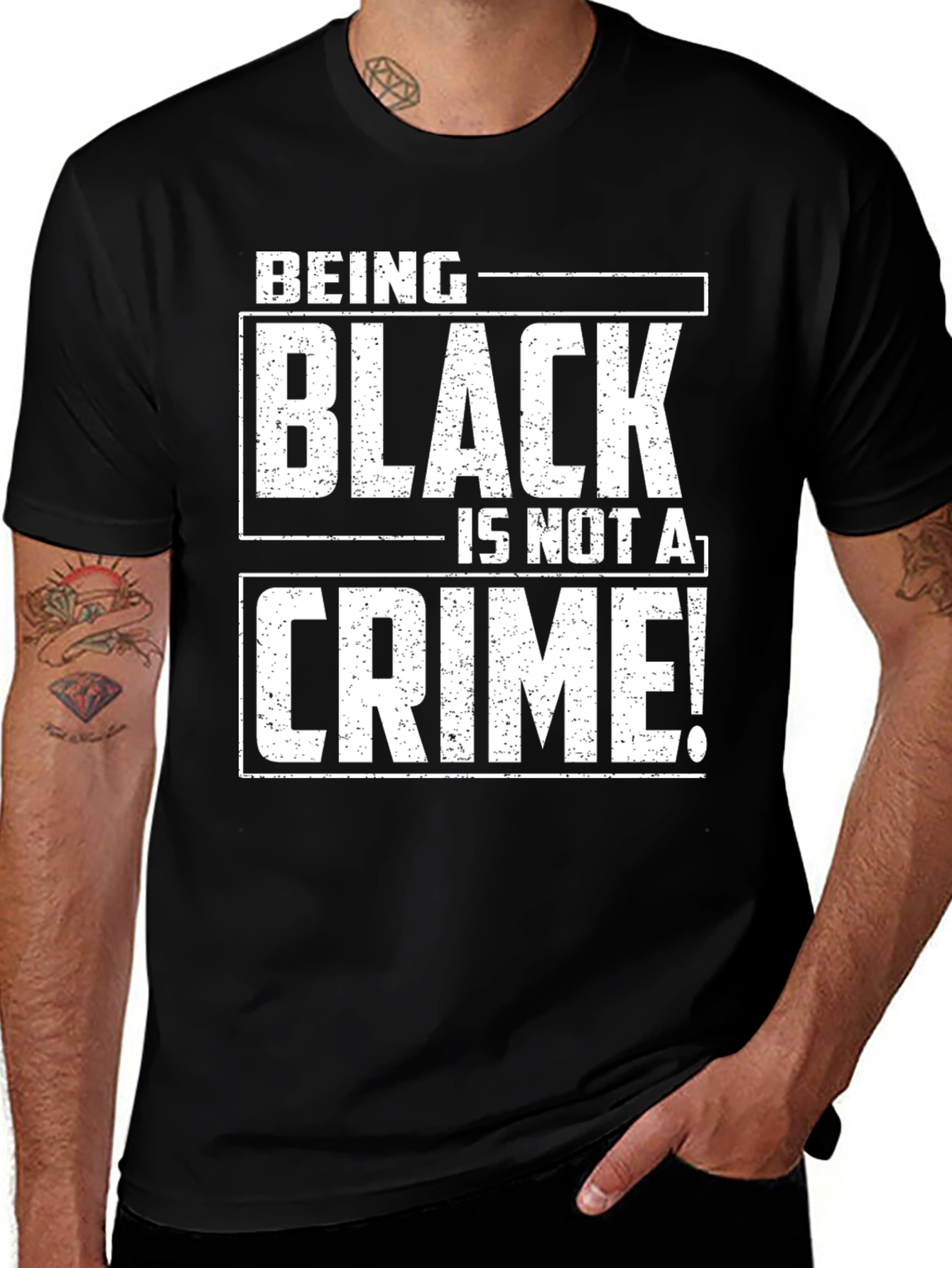 Variant 6 of Being Black Is Not a Crime T-Shirt