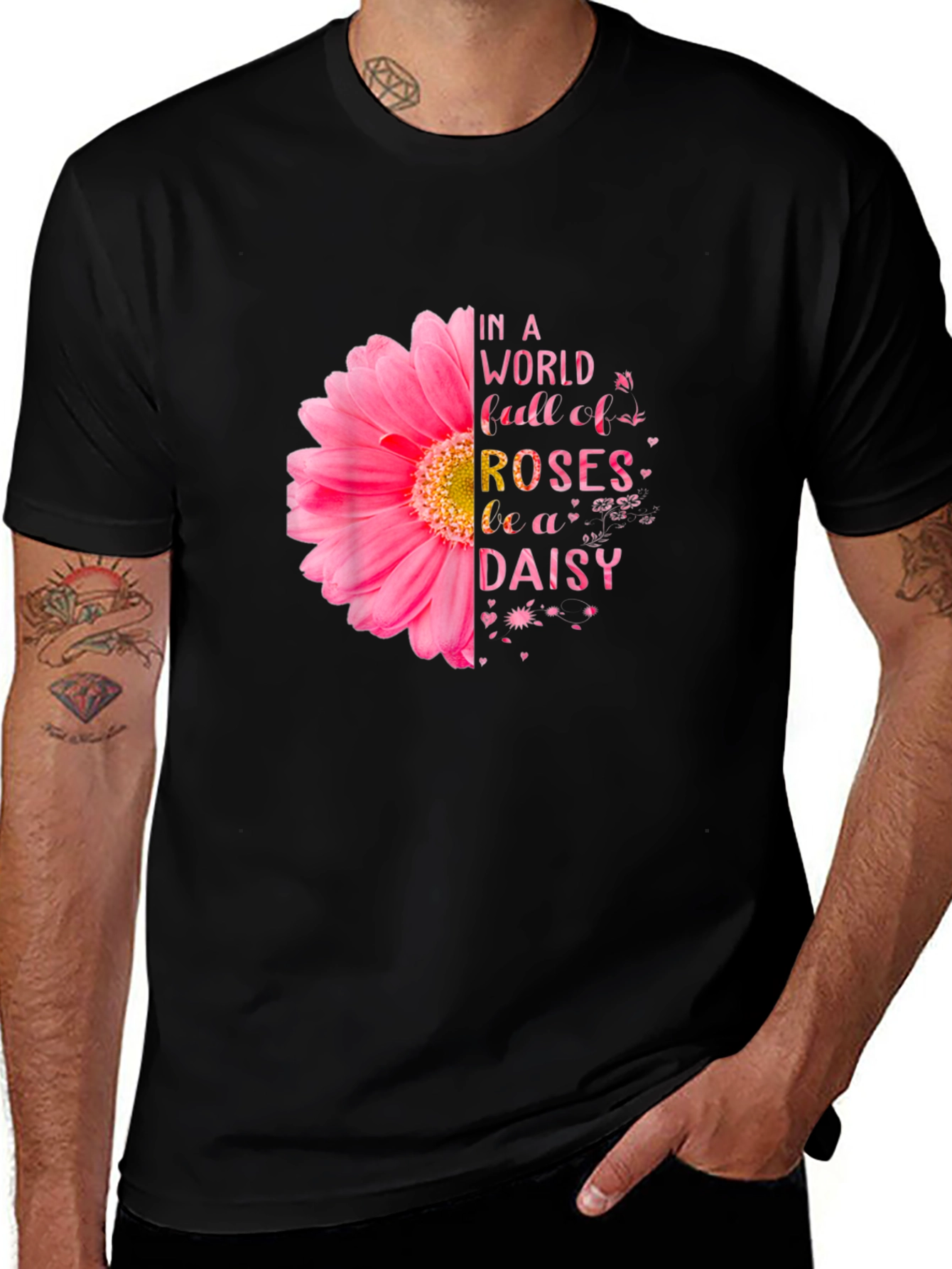 Variant 4 of Be a Daisy T-Shirt - Floral Design