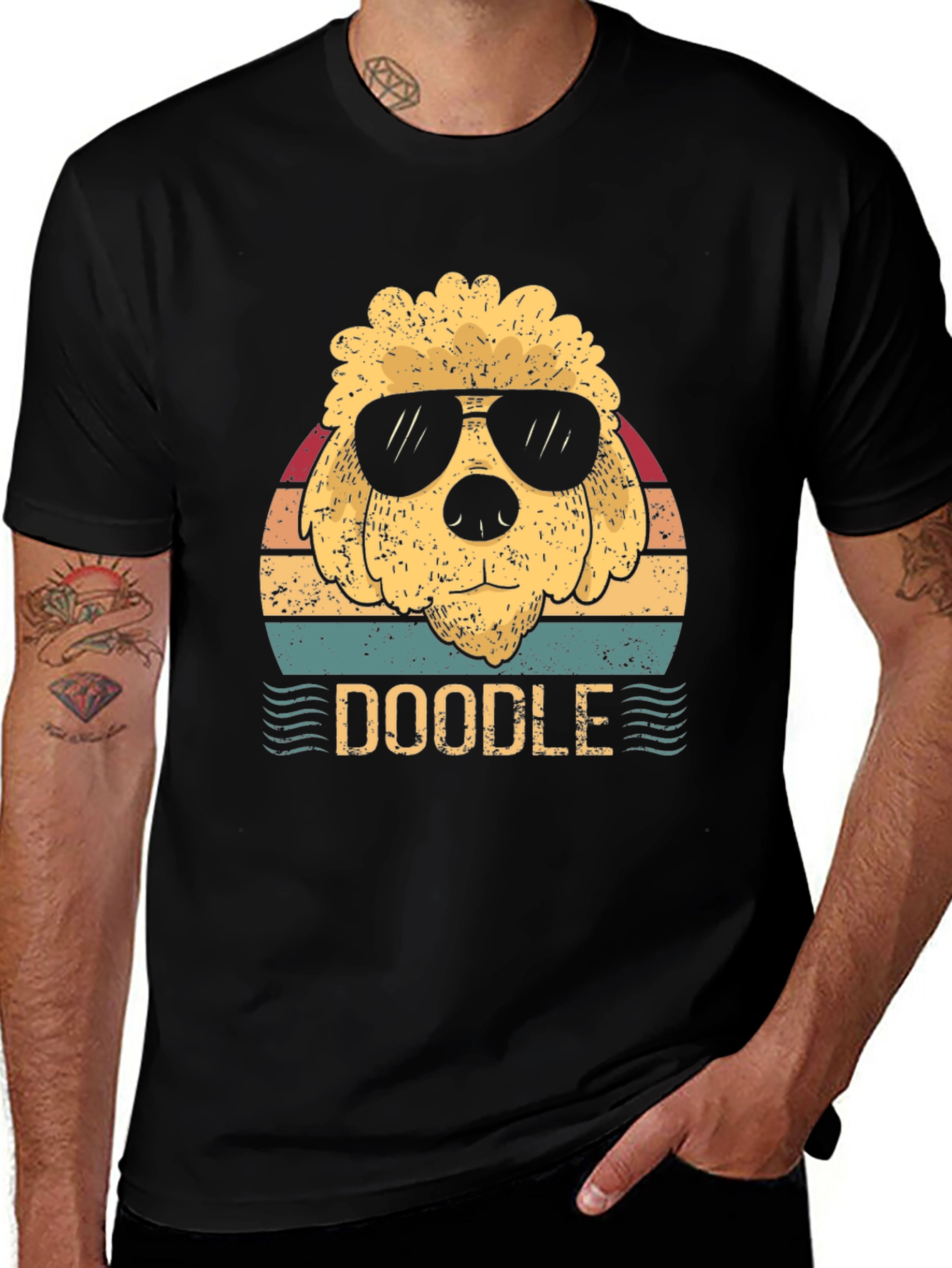 Variant 8 of Cool Doodle Dog T-Shirt