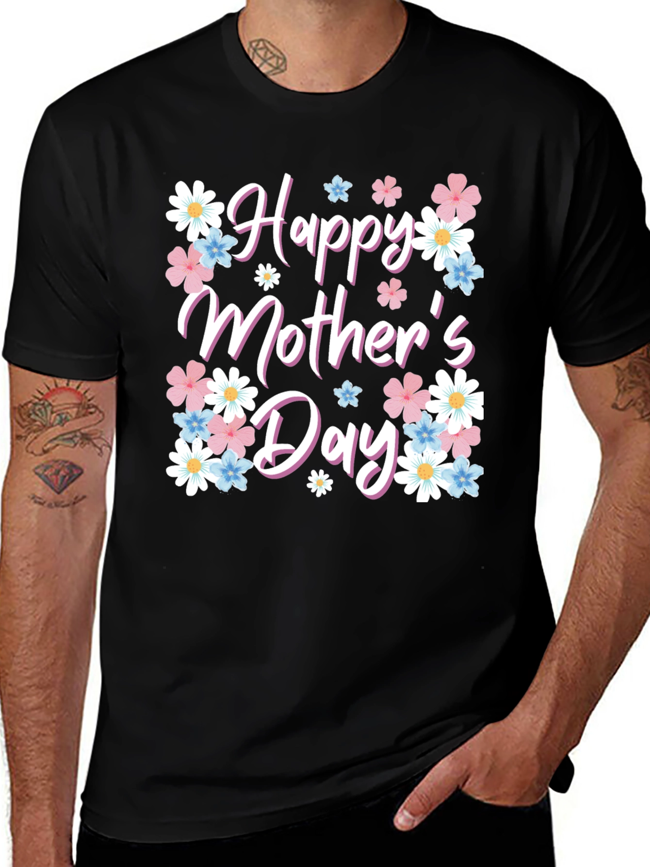 Variant 9 of Happy Mother's Day Floral T-Shirt