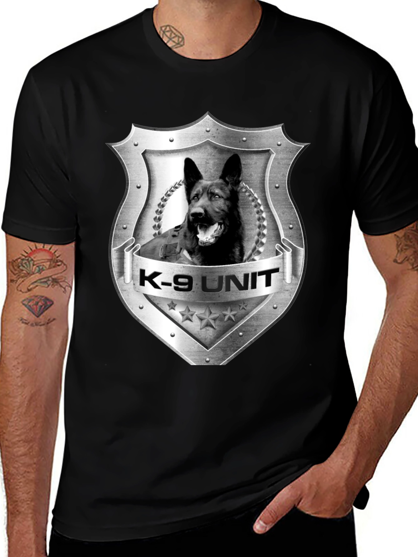 K-9 Unit Dog T-Shirt - Black