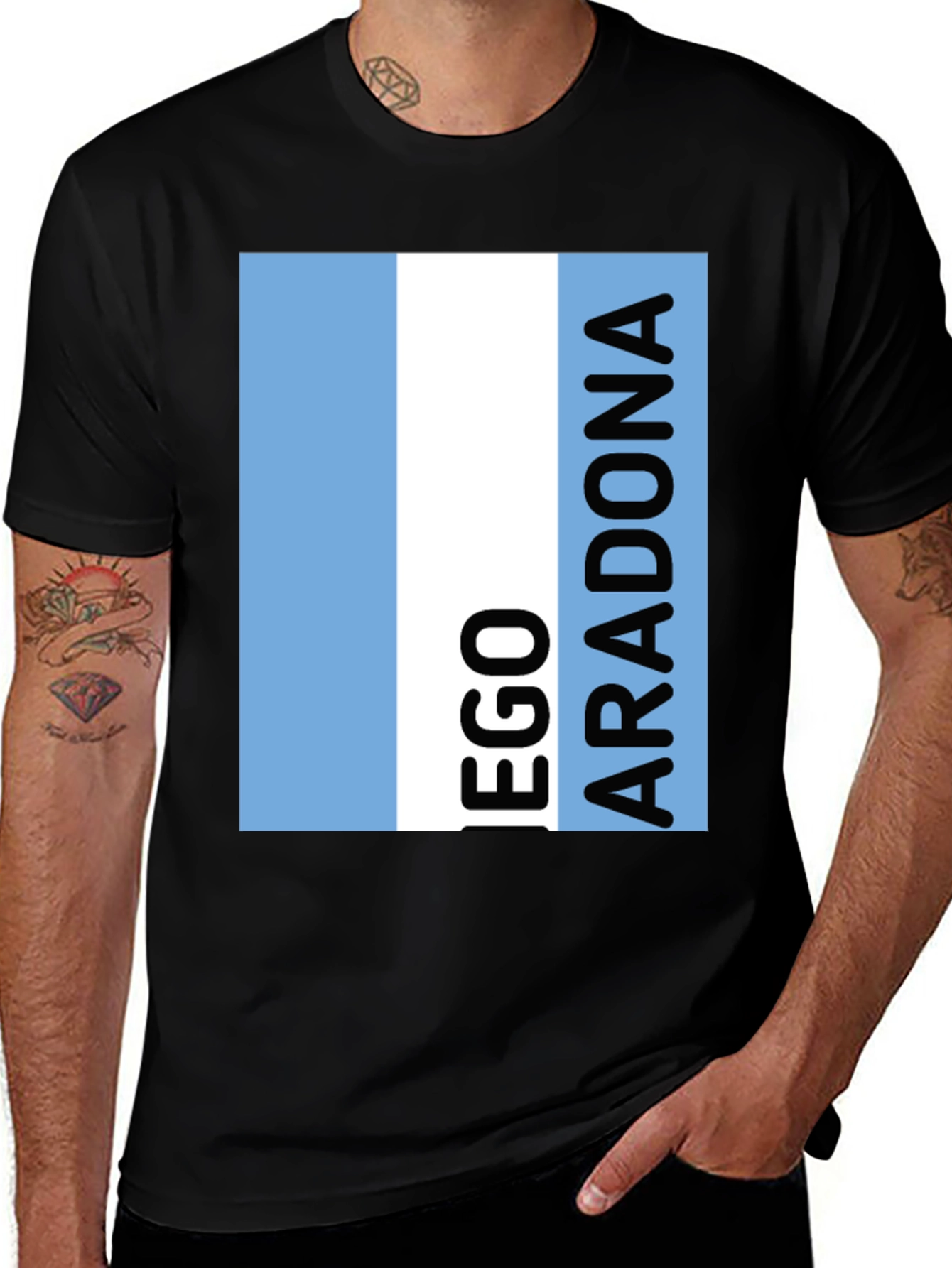 Diego Maradona Argentina Soccer Fan T-Shirt