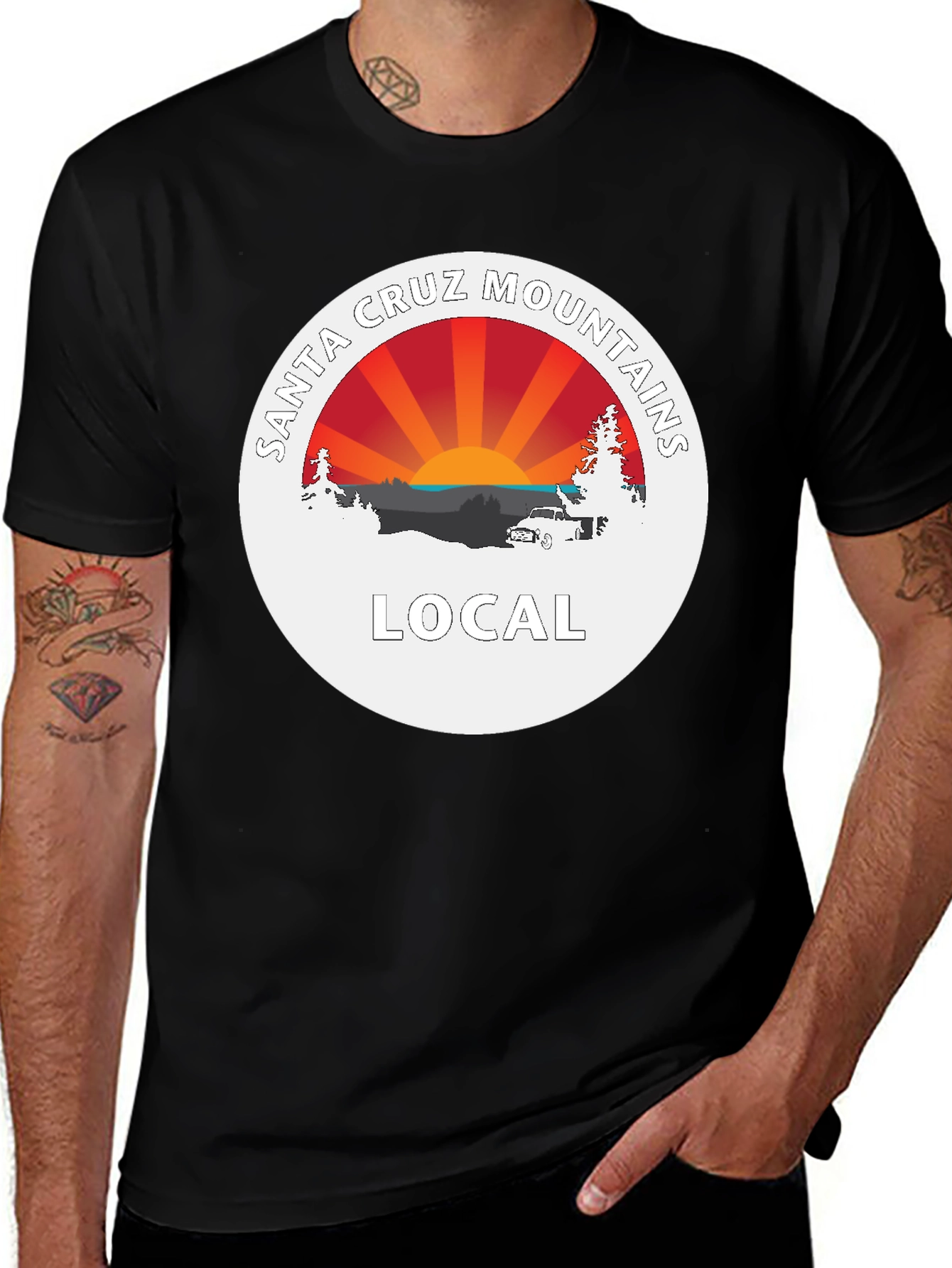 Santa Cruz Mountains Local T-Shirt
