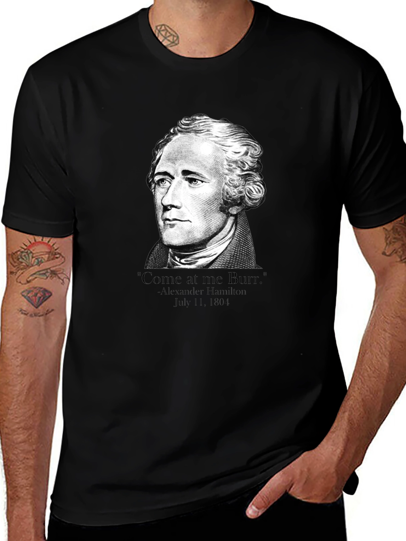 Hamilton "Come at me Burr" T-Shirt