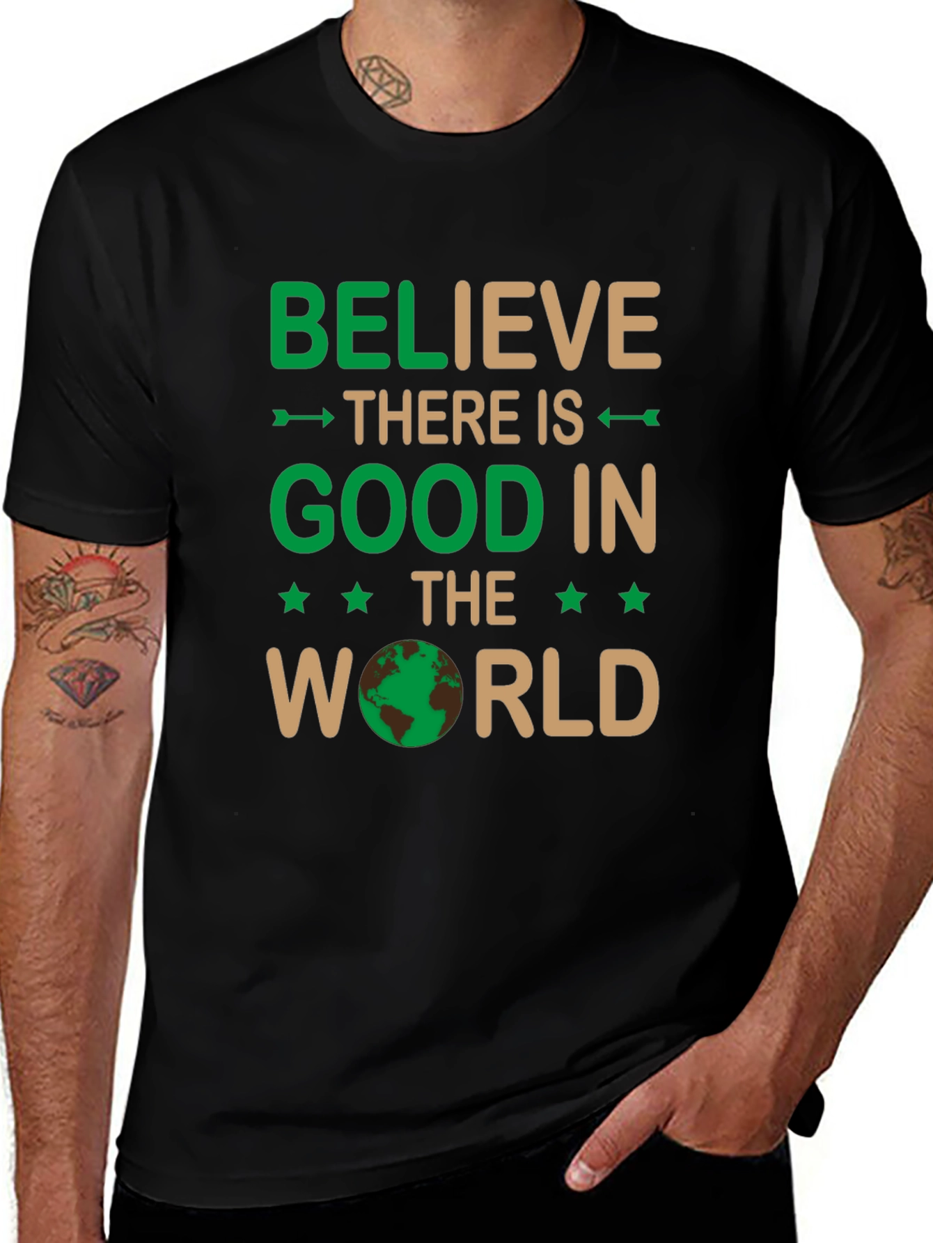 Variant 15 of Believe There is Good in the World Graphic Tee