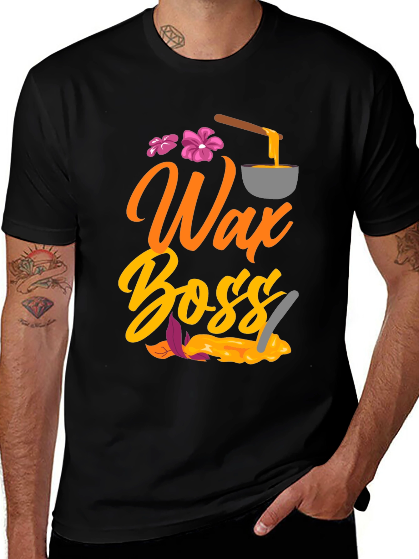 Variant 13 of Wax Boss Graphic Tee, Esthetician Shirt