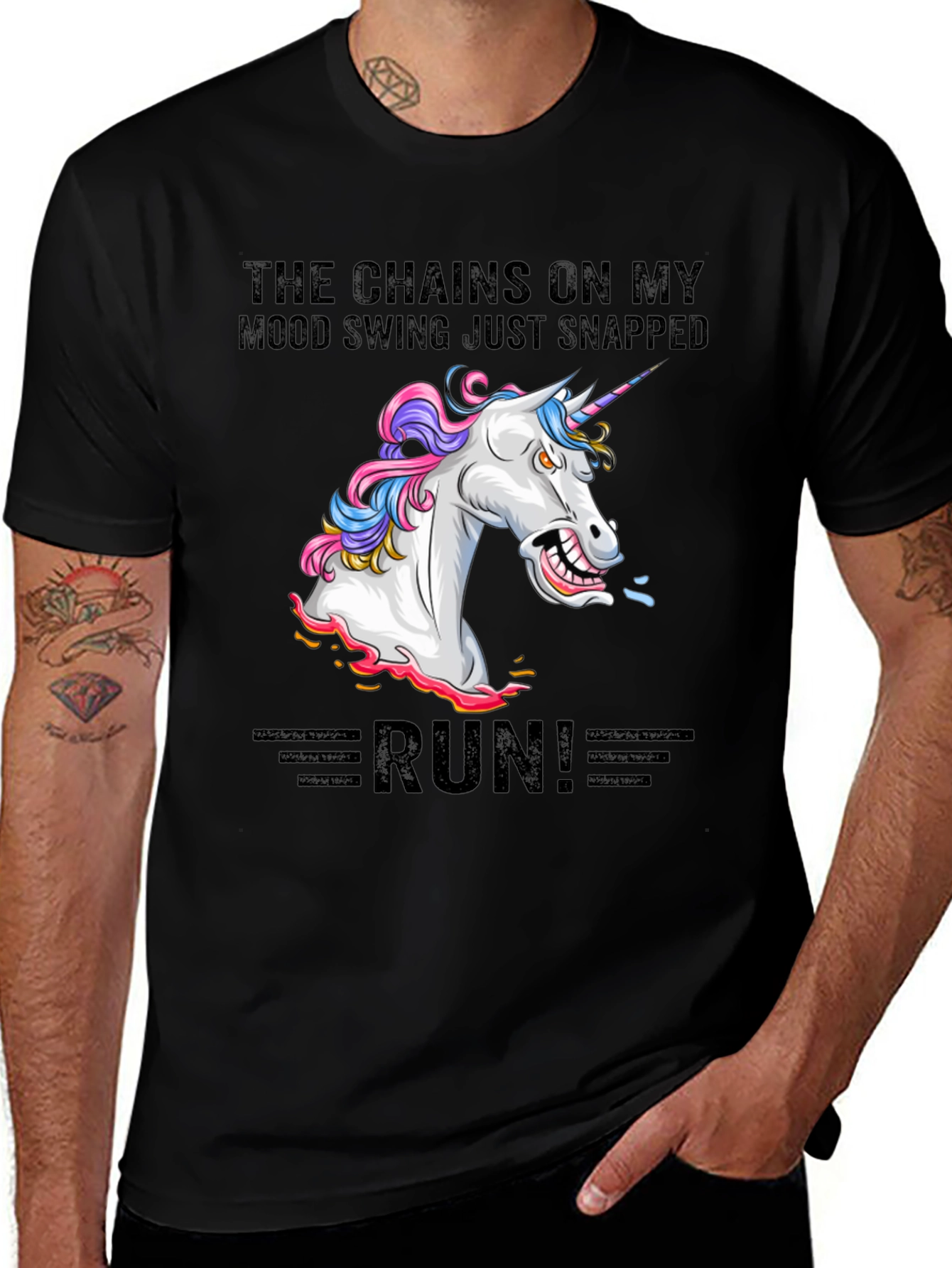 Variant 8 of Mood Swing Unicorn T-Shirt