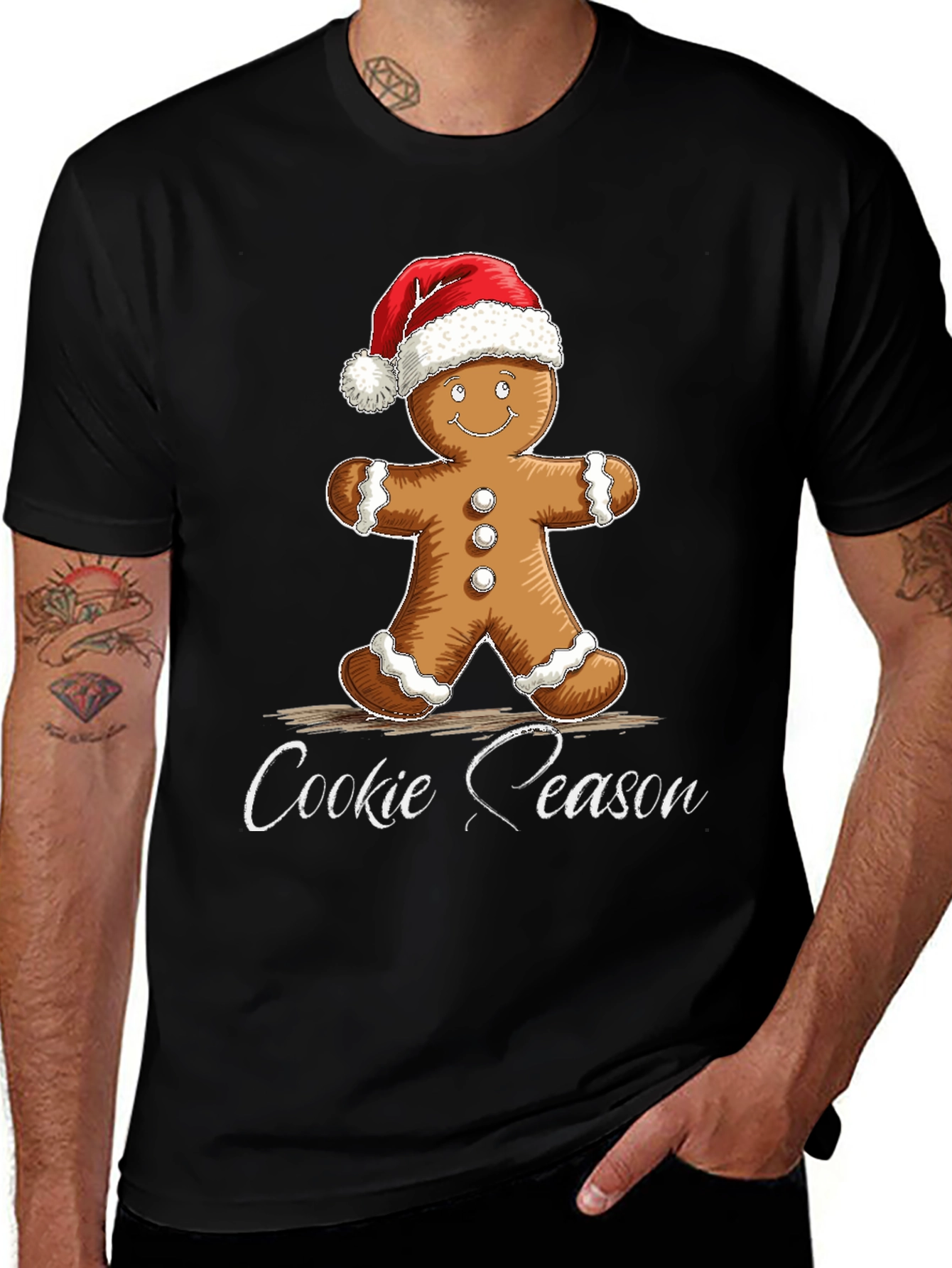 Variant 18 of Gingerbread Cookie Season Holiday T-Shirt