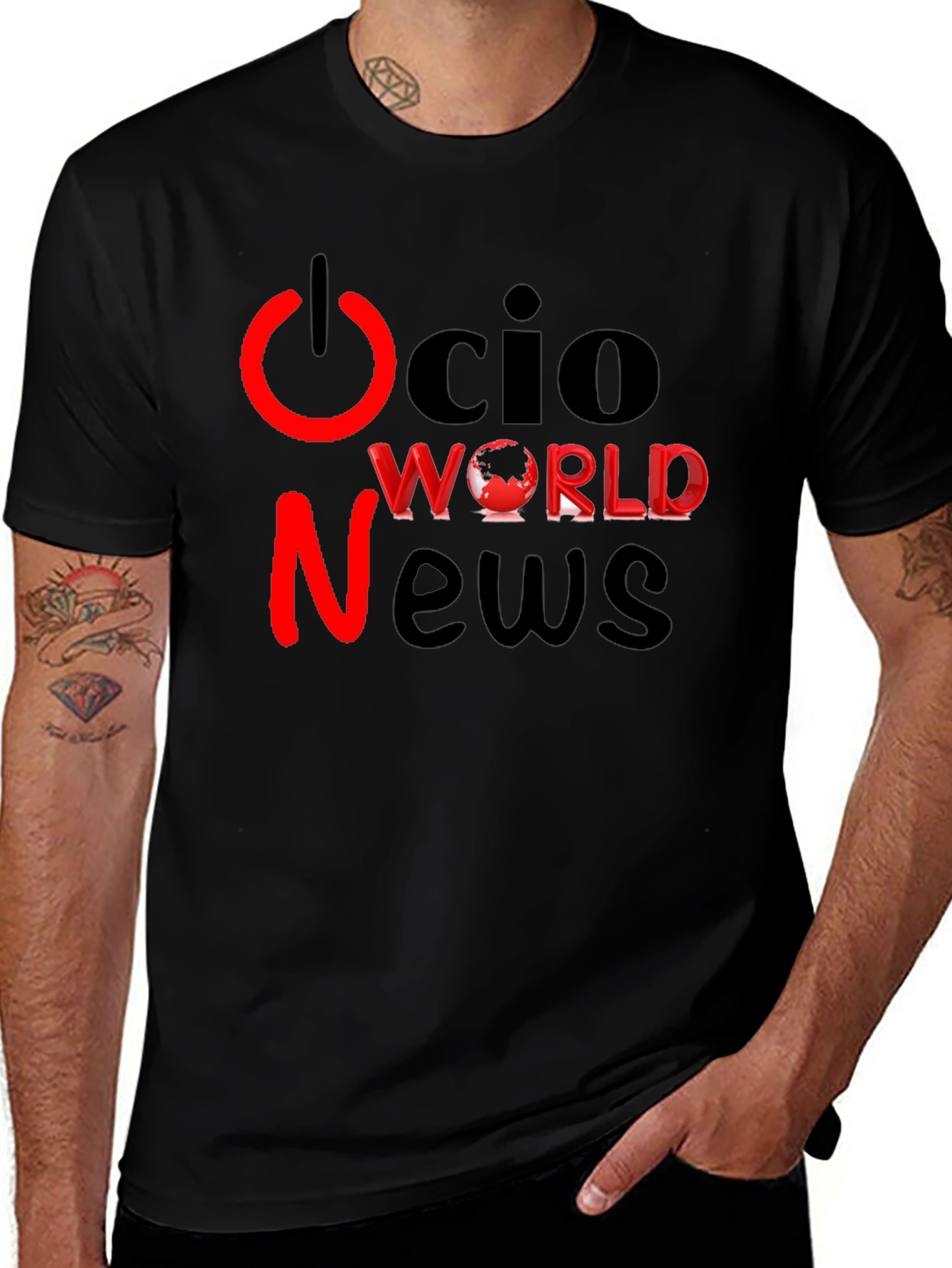 Variant 25 of OCIO World News T-Shirt - Black