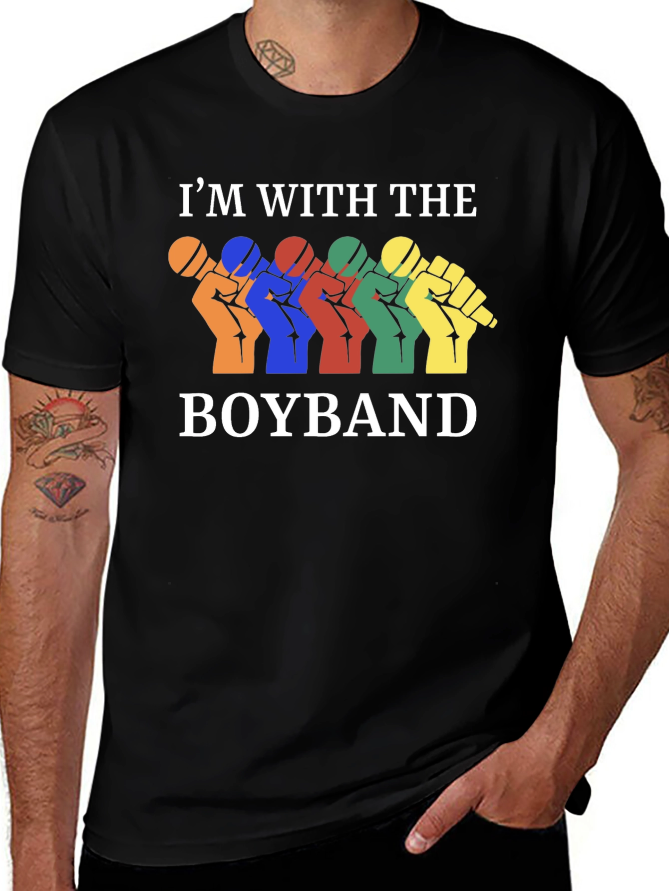 Variant 9 of I'm With the Boyband Graphic Tee