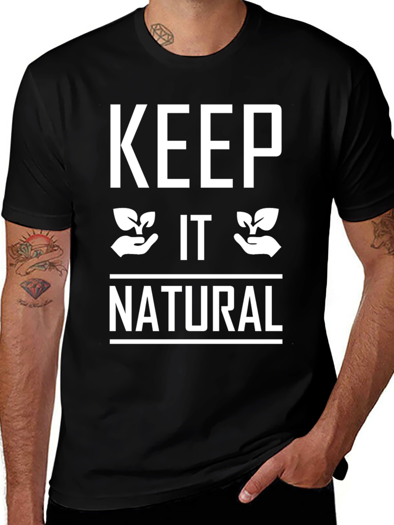 Variant 7 of Keep It Natural Graphic T-Shirt
