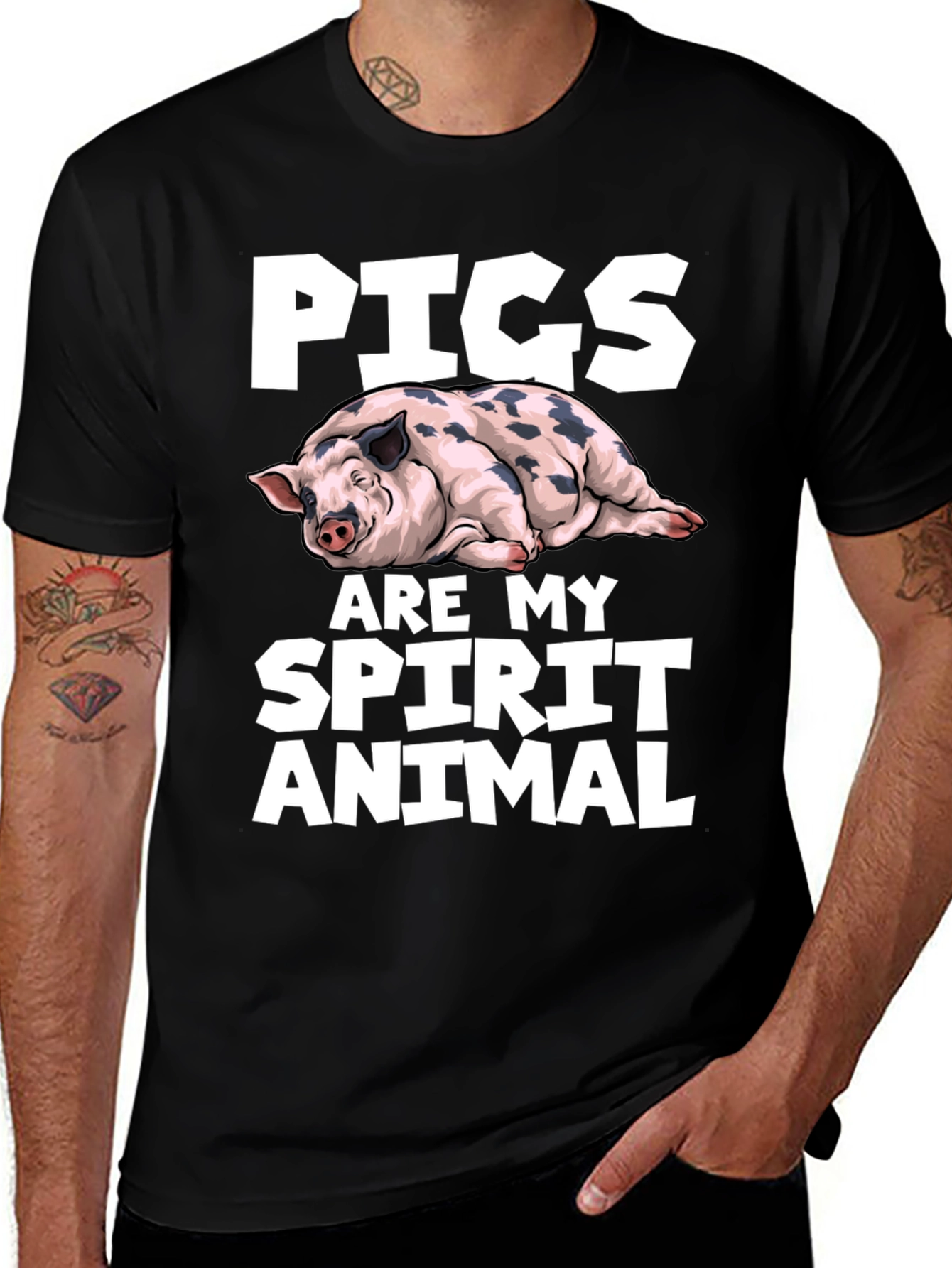Variant 15 of Pigs Are My Spirit Animal Graphic Tee