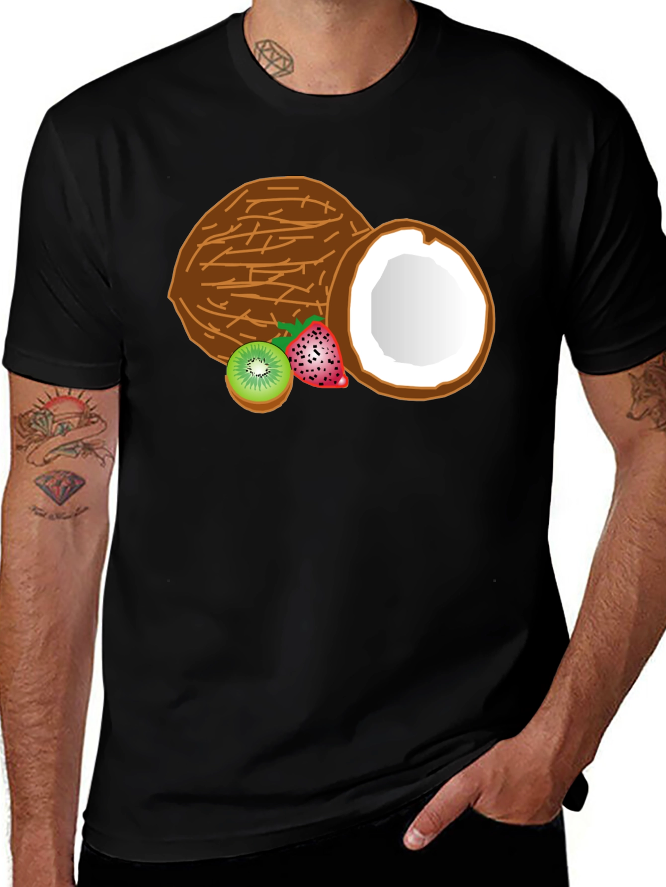 Variant 10 of Tropical Fruits Graphic T-Shirt