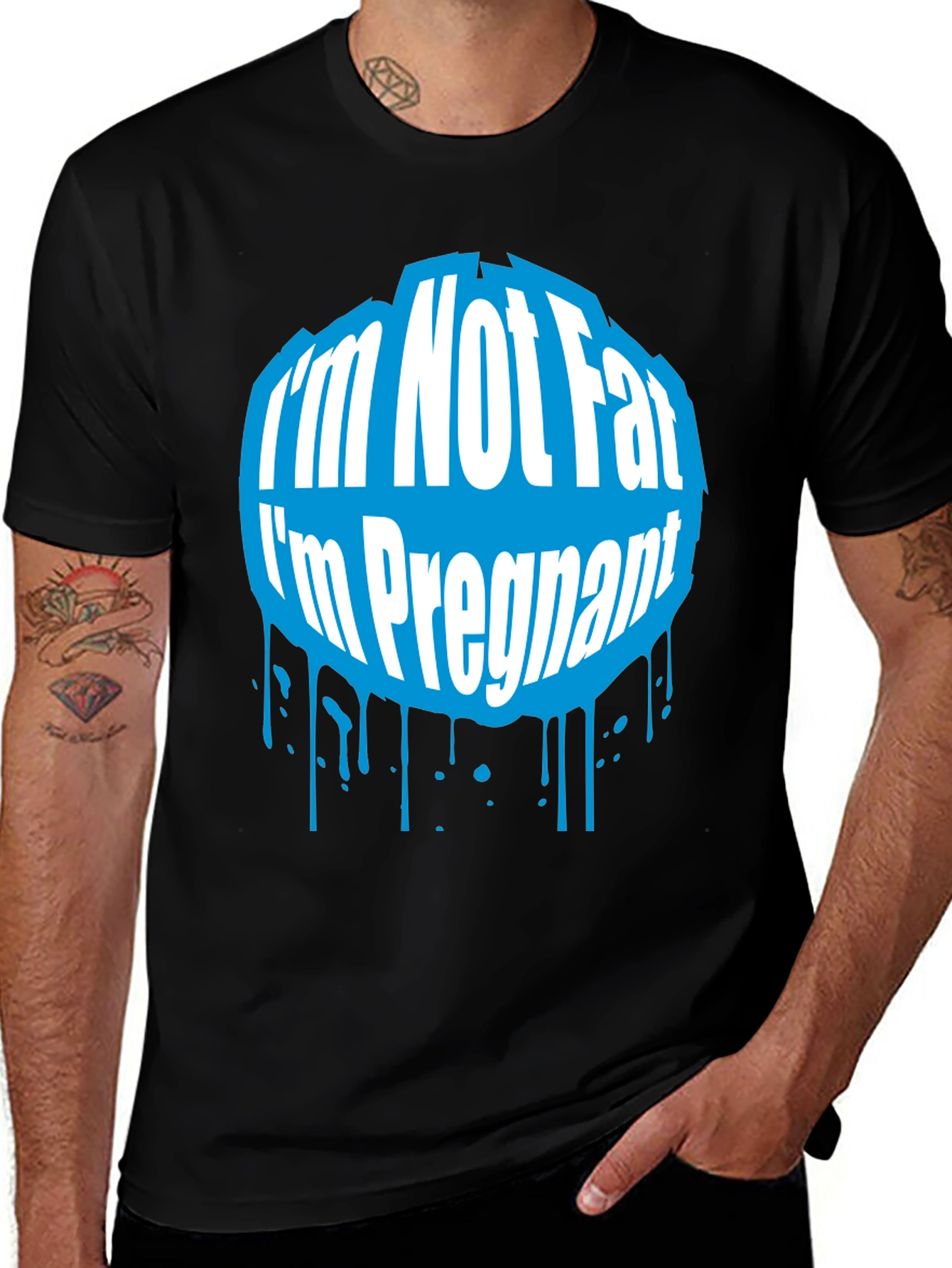 Variant 12 of I'm Not Fat I'm Pregnant T-Shirt