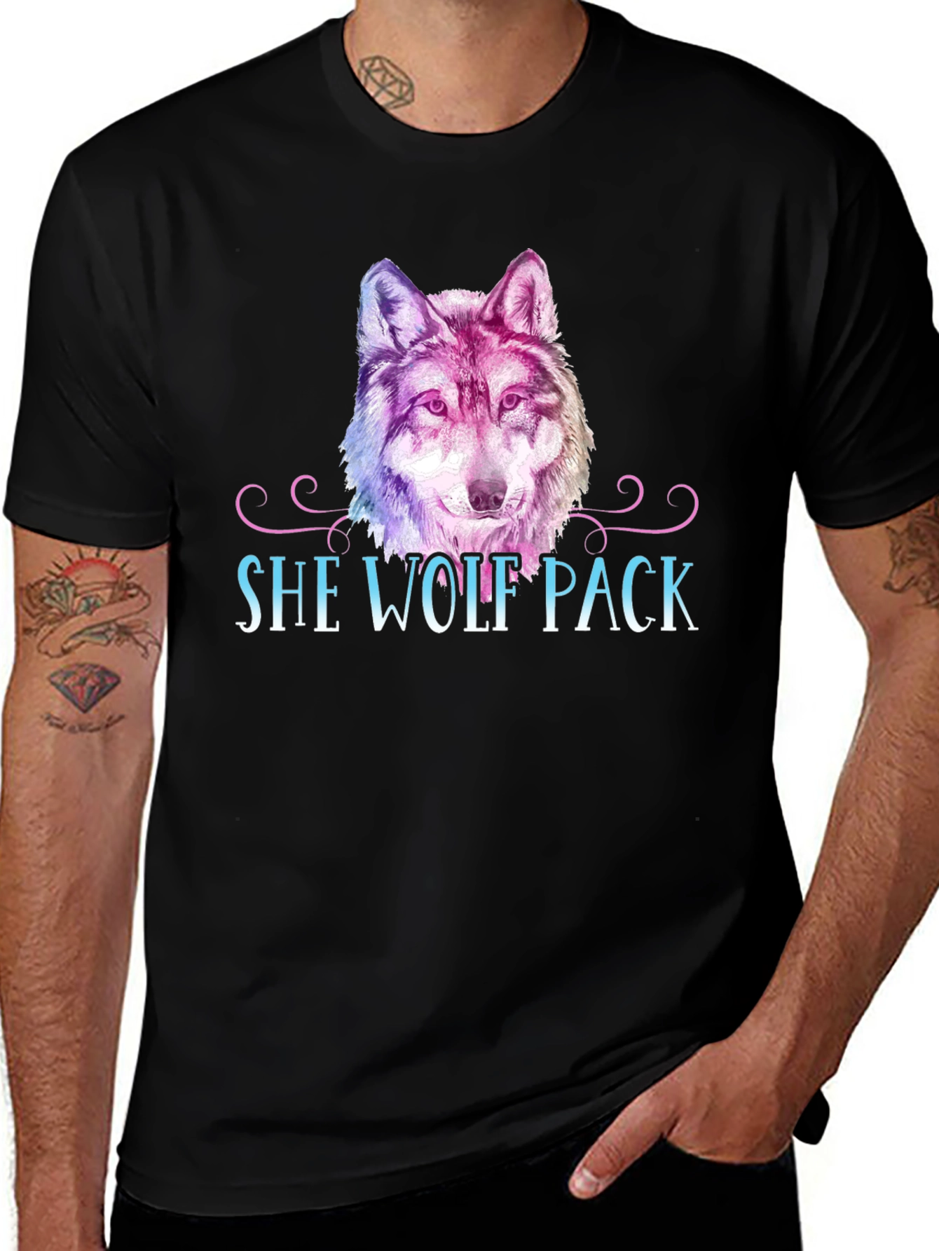 Variant 27 of She Wolf Pack Graphic T-Shirt