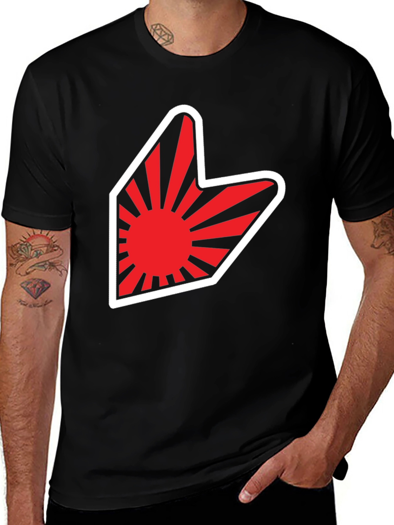 Variant 22 of Red Sun Arrow Graphic T-Shirt