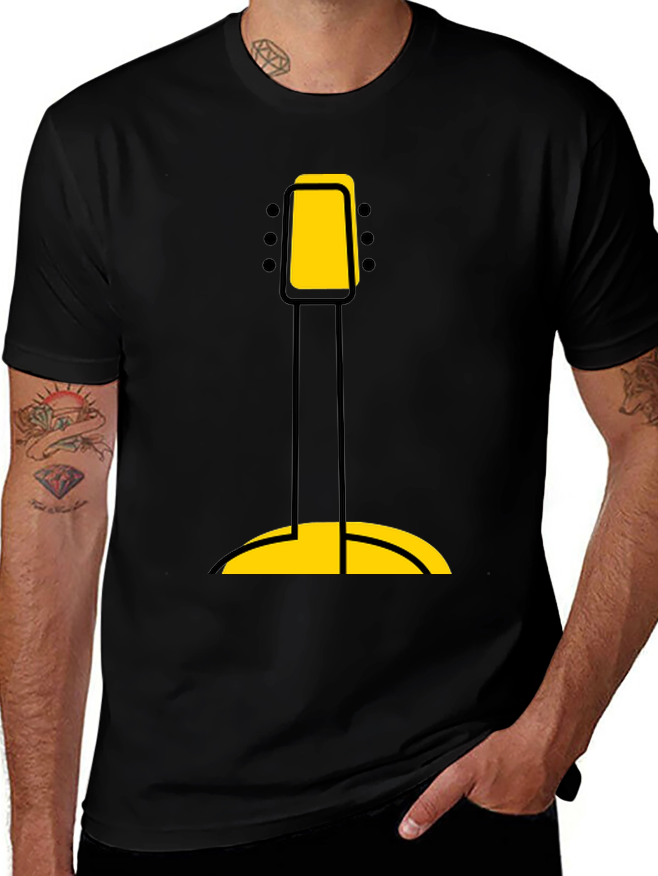 Guitar Stand Graphic T-Shirt