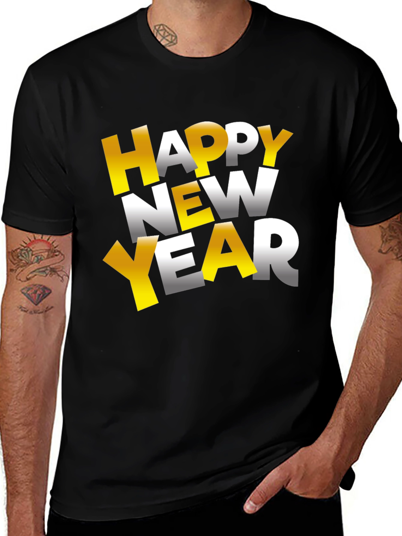 Variant 19 of Happy New Year Graphic Tee