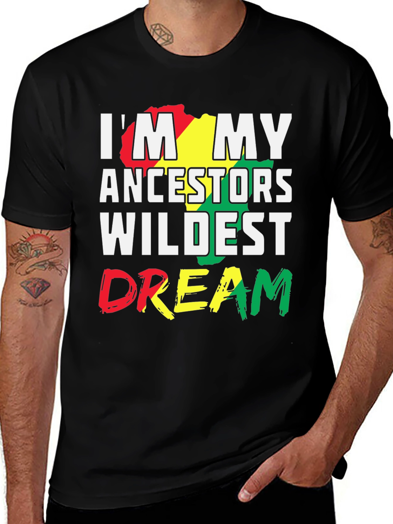 Variant 30 of Ancestors Wildest Dream Black Pride T-Shirt