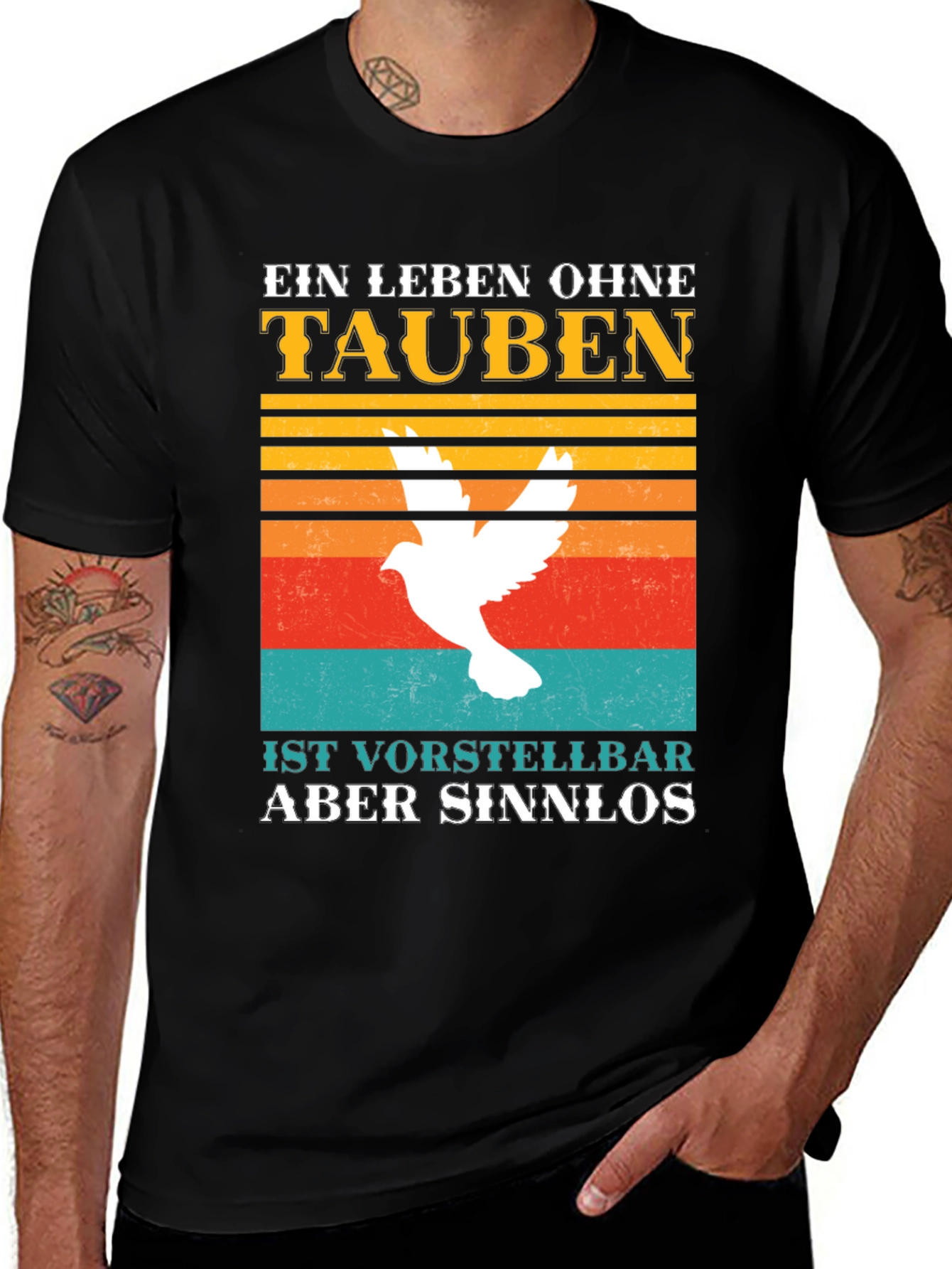 Variant 3 of Ein Leben Ohne Tauben Graphic T-Shirt