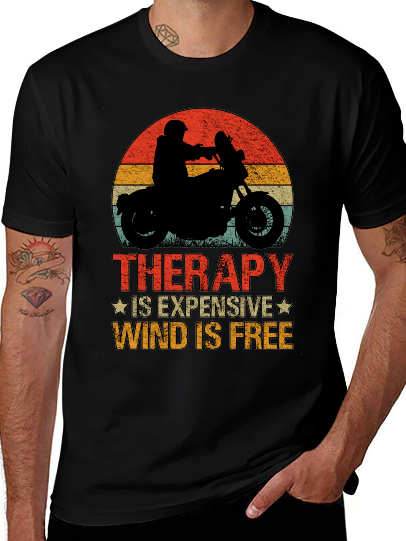 Variant 11 of Therapy Wind Free Motorcycle Graphic Tee