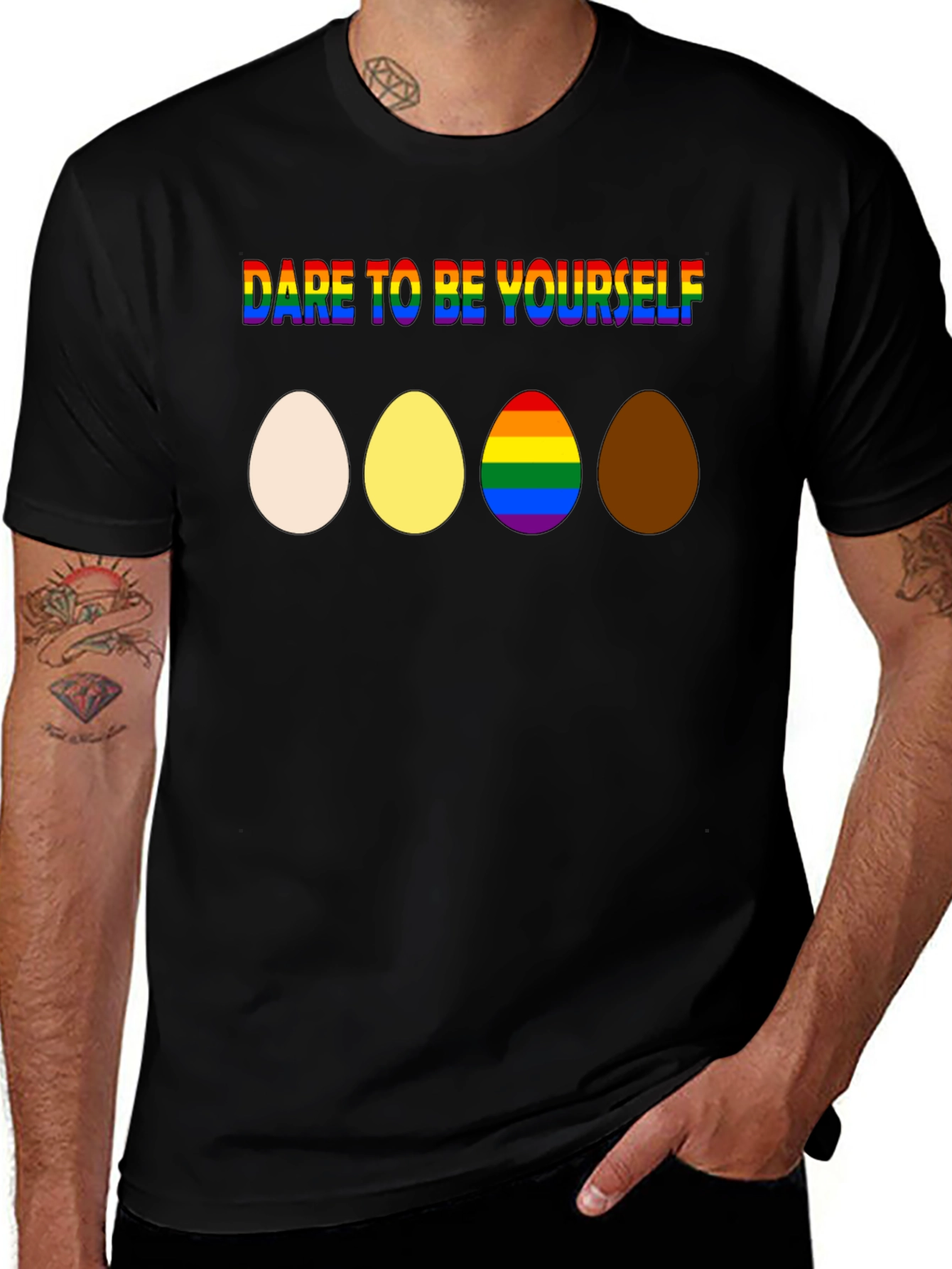Dare To Be Yourself LGBT Pride T-Shirt