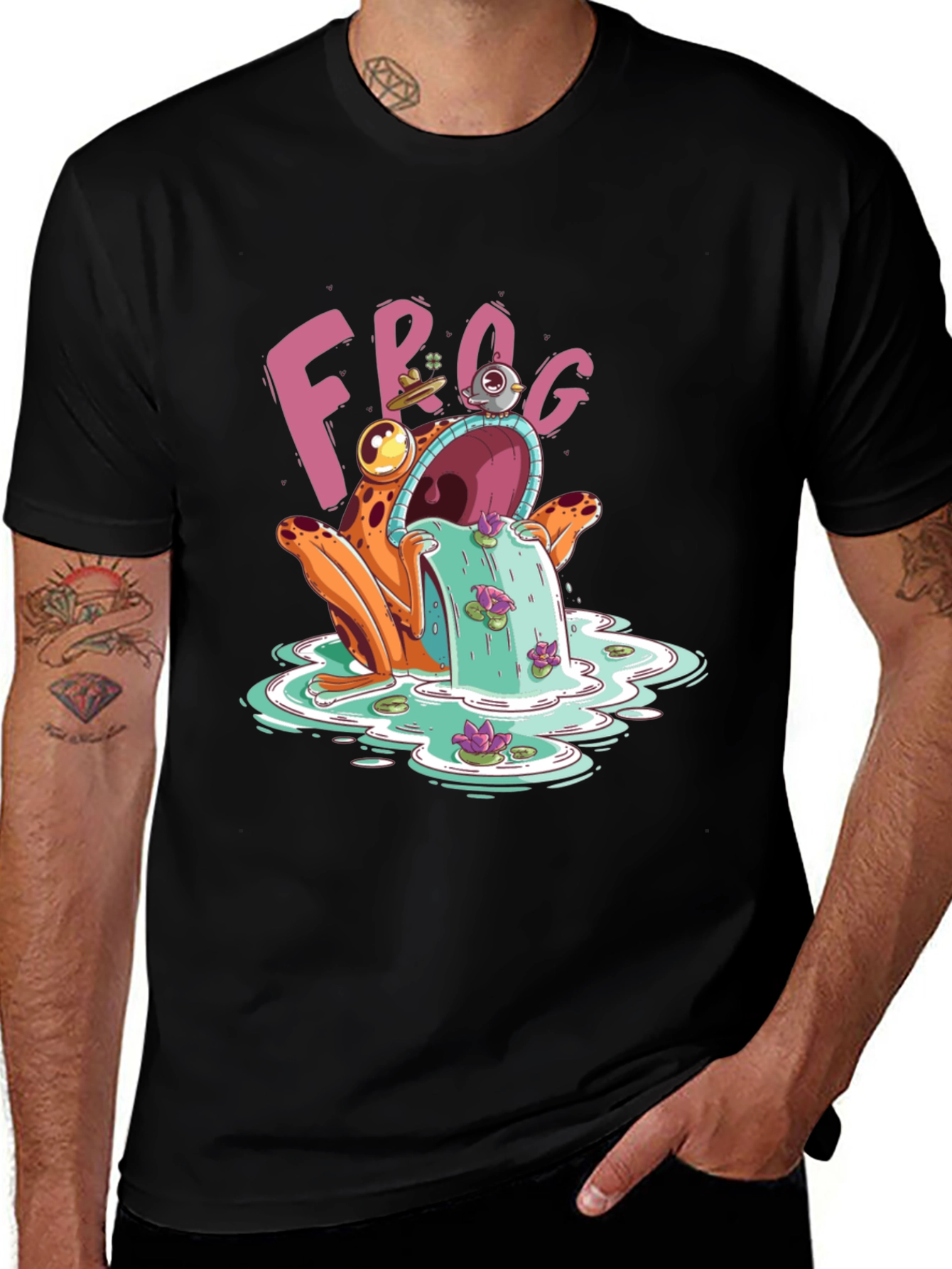 Variant 9 of Frog Water Fountain T-Shirt