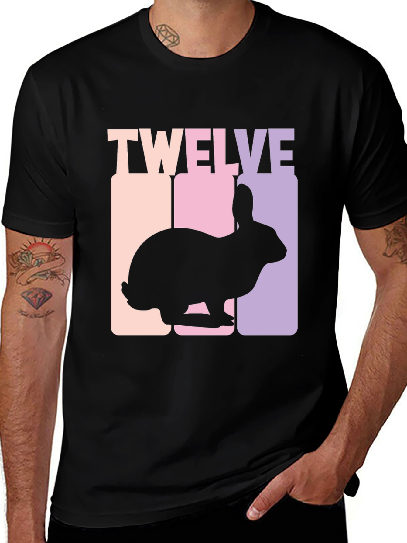 Variant 27 of Twelve Rabbit Graphic T-Shirt