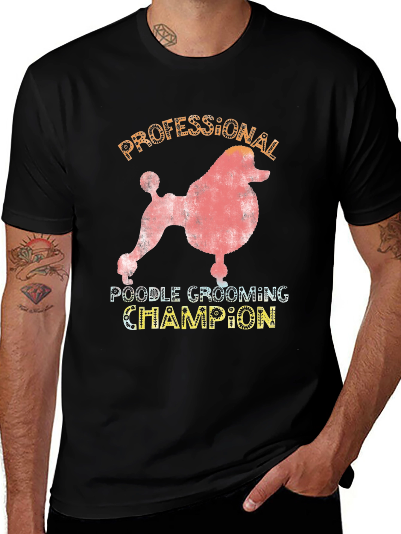 Professional Poodle Grooming Champion T-Shirt