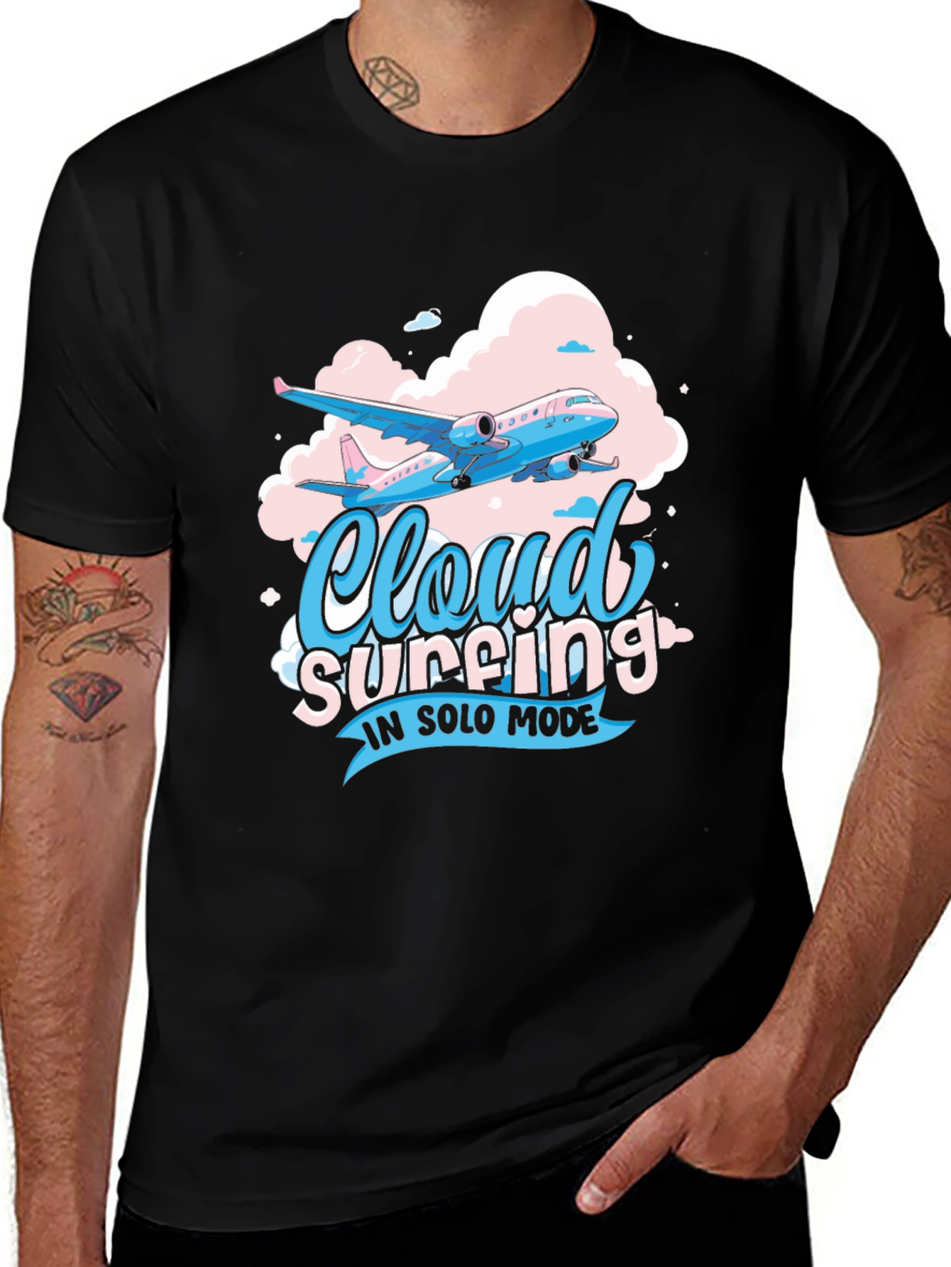 Variant 24 of Cloud Surfing T-Shirt